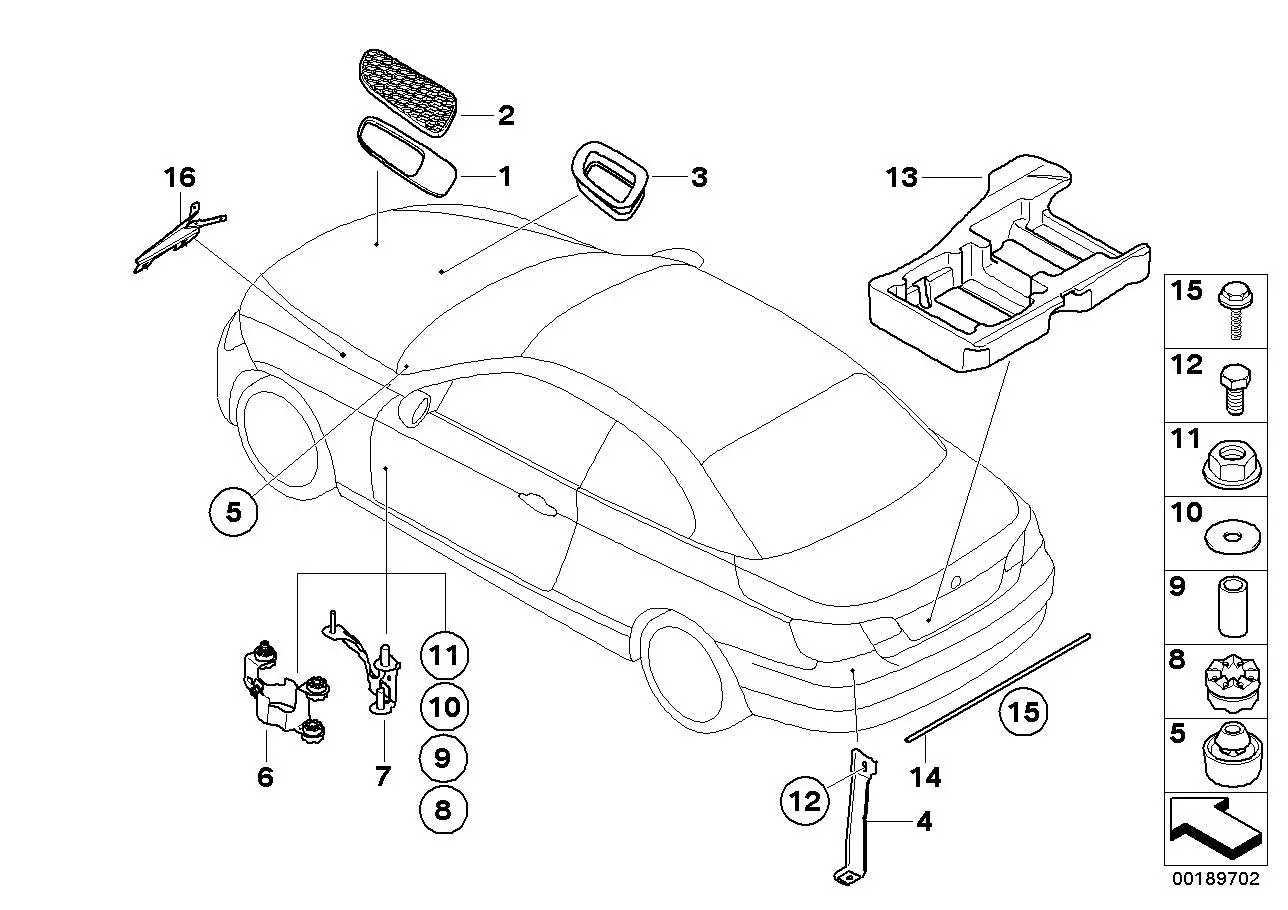 BMW Dichtung Luftansaugung rechts E90 E92 E93 51768041988
