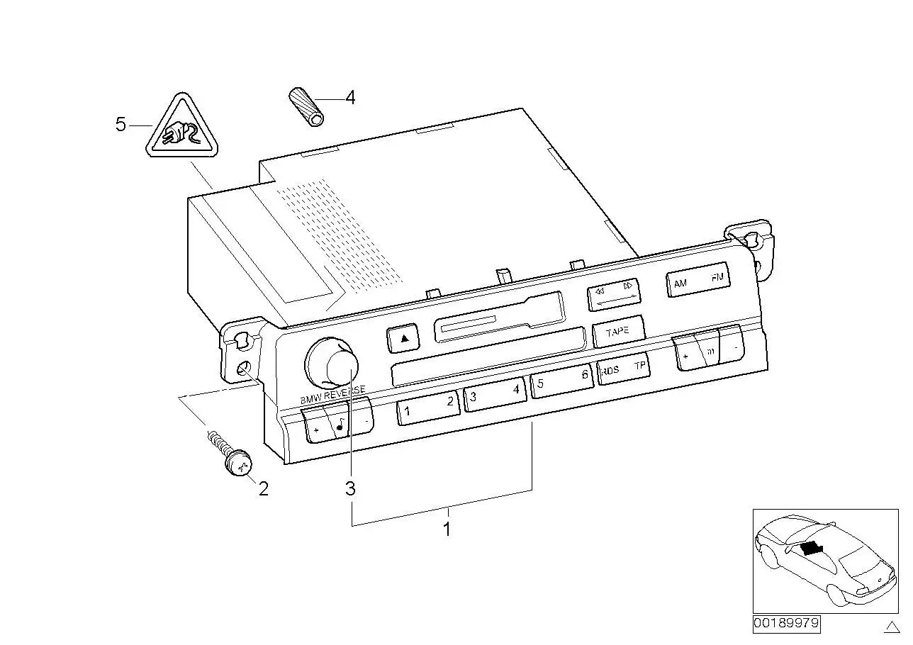 BMW Steckergehäuse E46 61131390416 - Bildposition 05