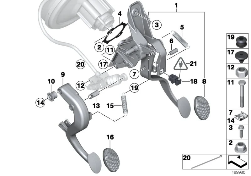 BMW Rückzugfeder R55 R56 R57 R58 R59 R60 R61 35216772408