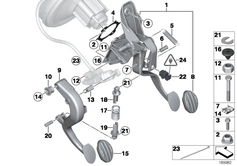 BMW Bolzen Übertotpunktfeder E81 E82 E84 E87 E88 E90 E91 E92 E93