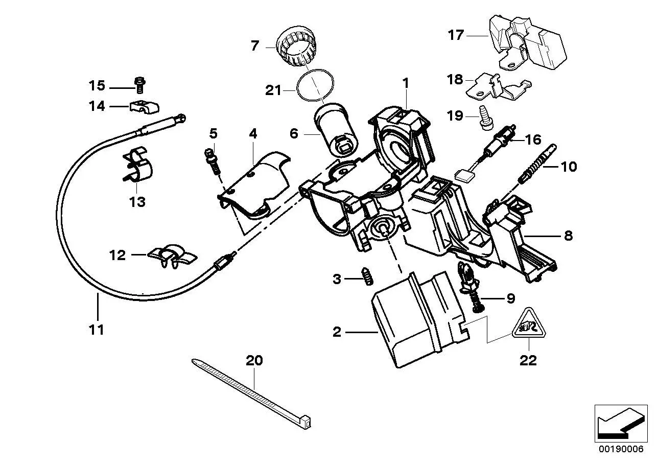 BMW Gewindestift E31 E32 E34 E36 E38 E39 E46 E53 E83 E85 E86 3230