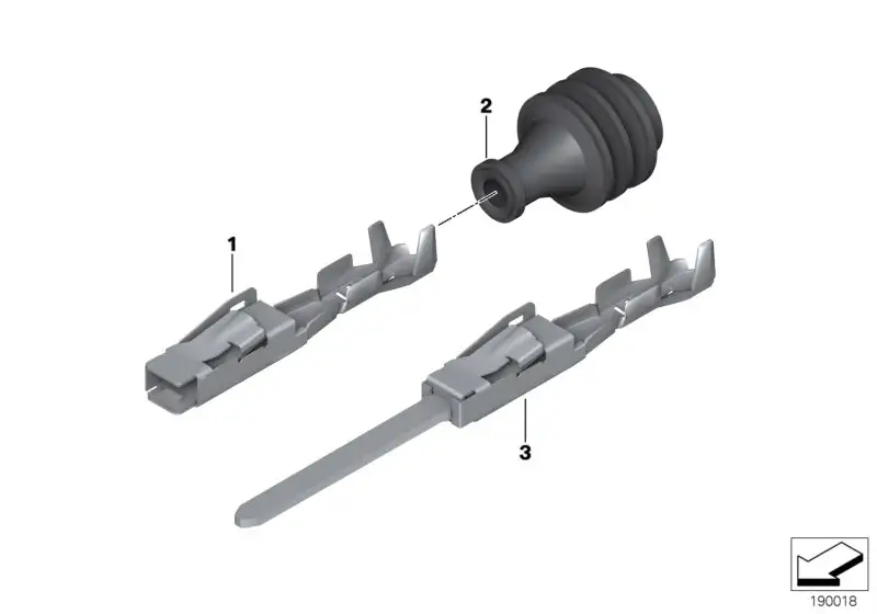 BMW Buchsenkontakt MLK 1,2 E46 E81 E82 E83 E84 E85 E86 E87 E88 E8