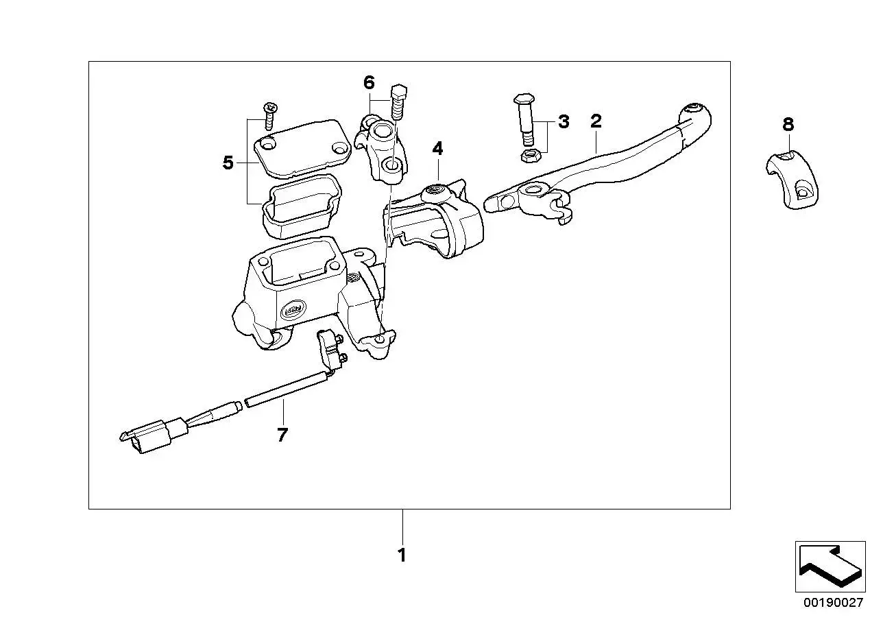 BMW Bremslichtschalter vorn K16 61327708266