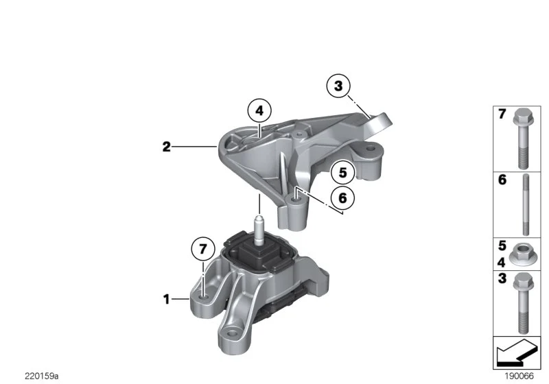 BMW Sechskantschraube mit Flansch R55 R56 R57 R58 R59 R60 R61 22116793735