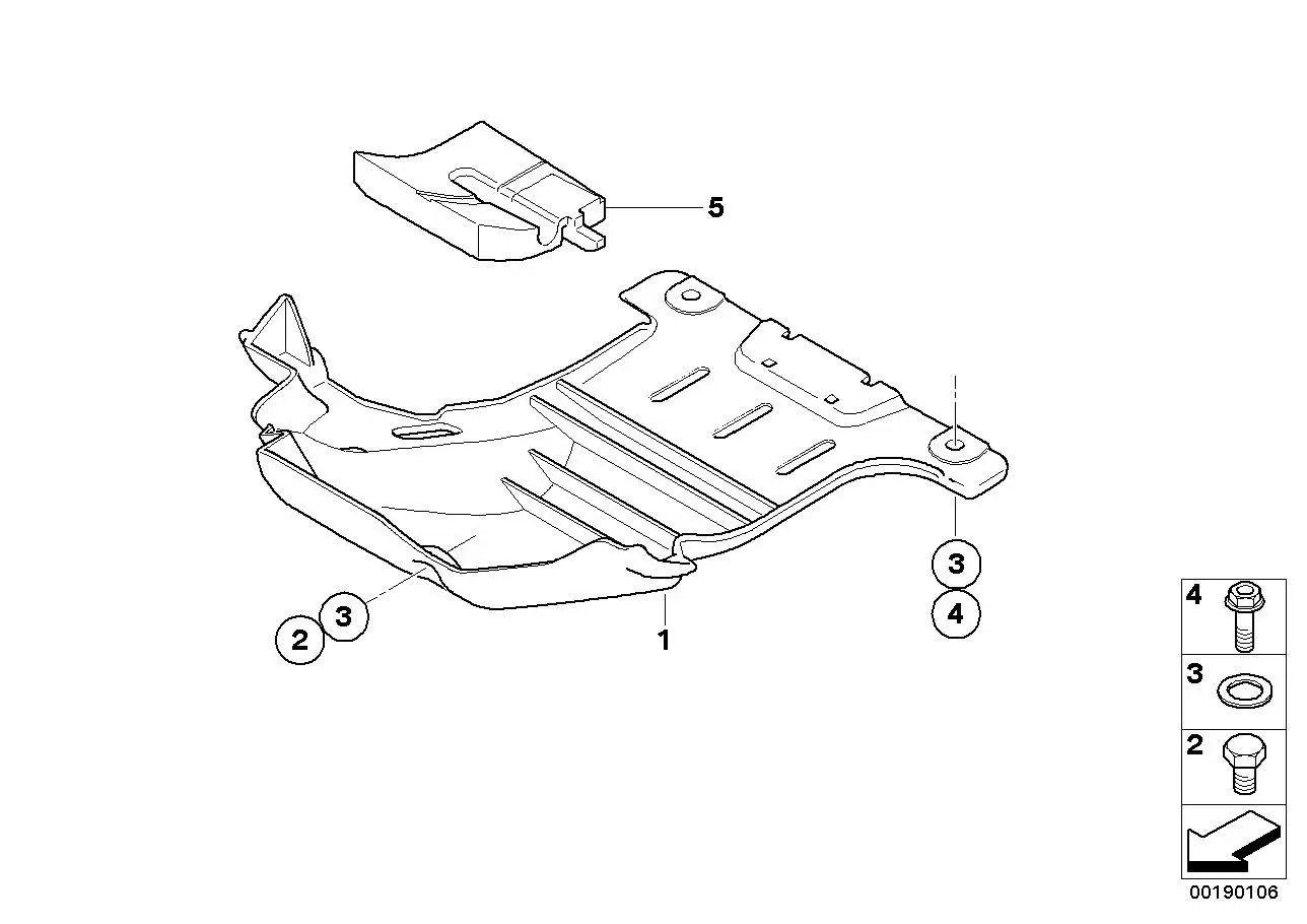 BMW Schlagschutzmatte K16 11117715498 - Bildposition 05