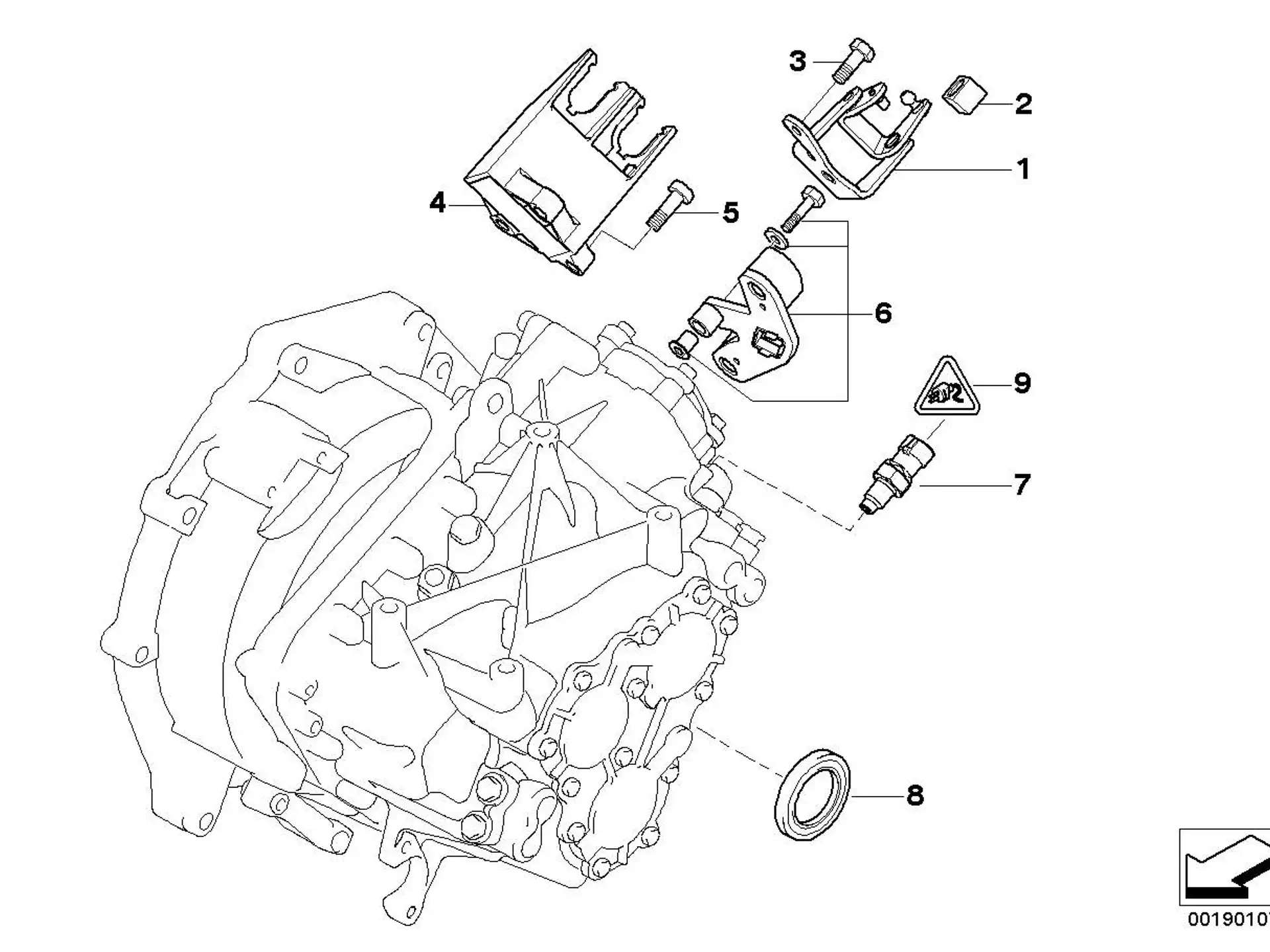 BMW Wellendichtring R50 R52 R53 23117550058