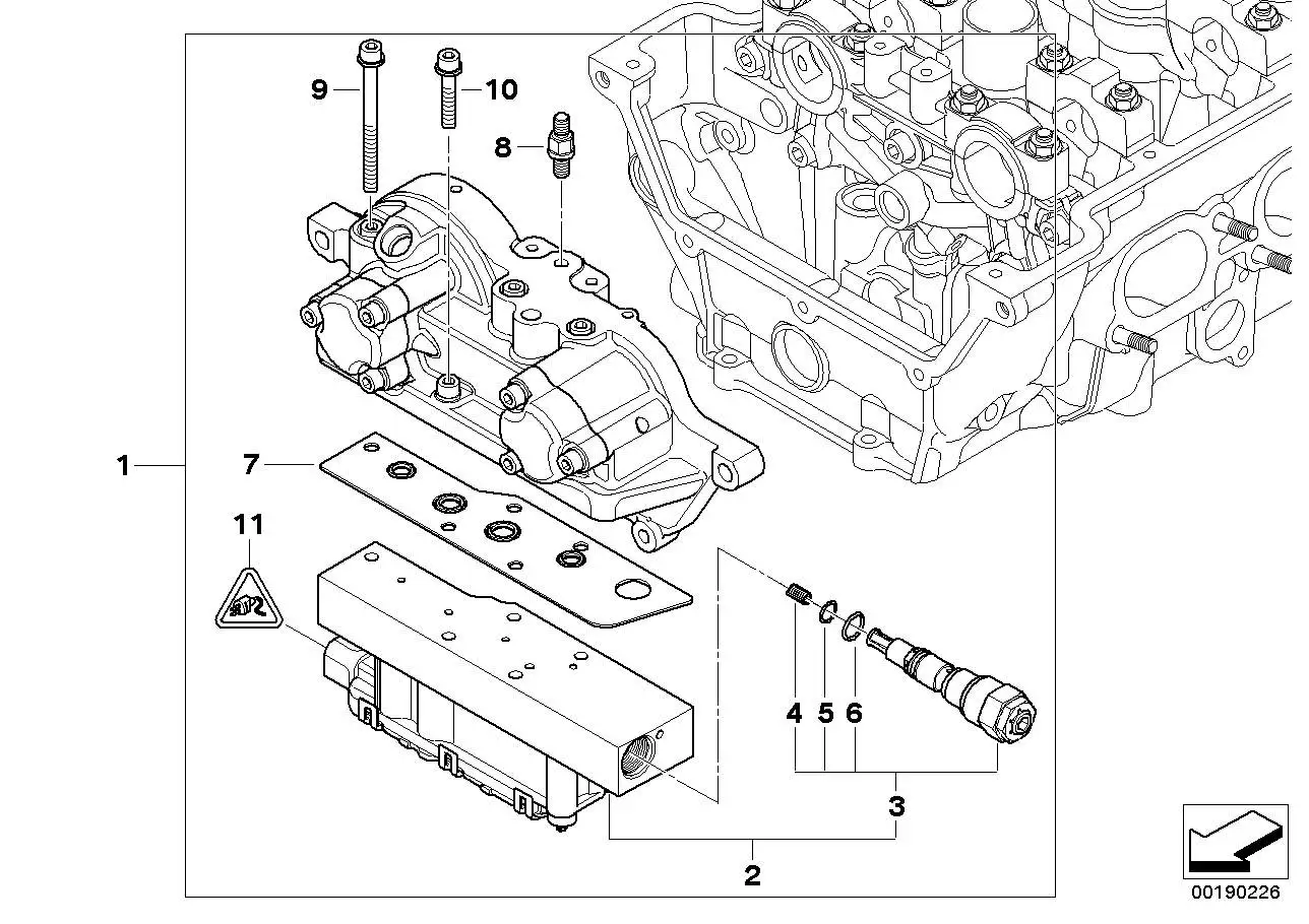BMW ISA-Schraube mit Scheibe E46 E85 E86 E90 E92 E93 K08 K09 K70