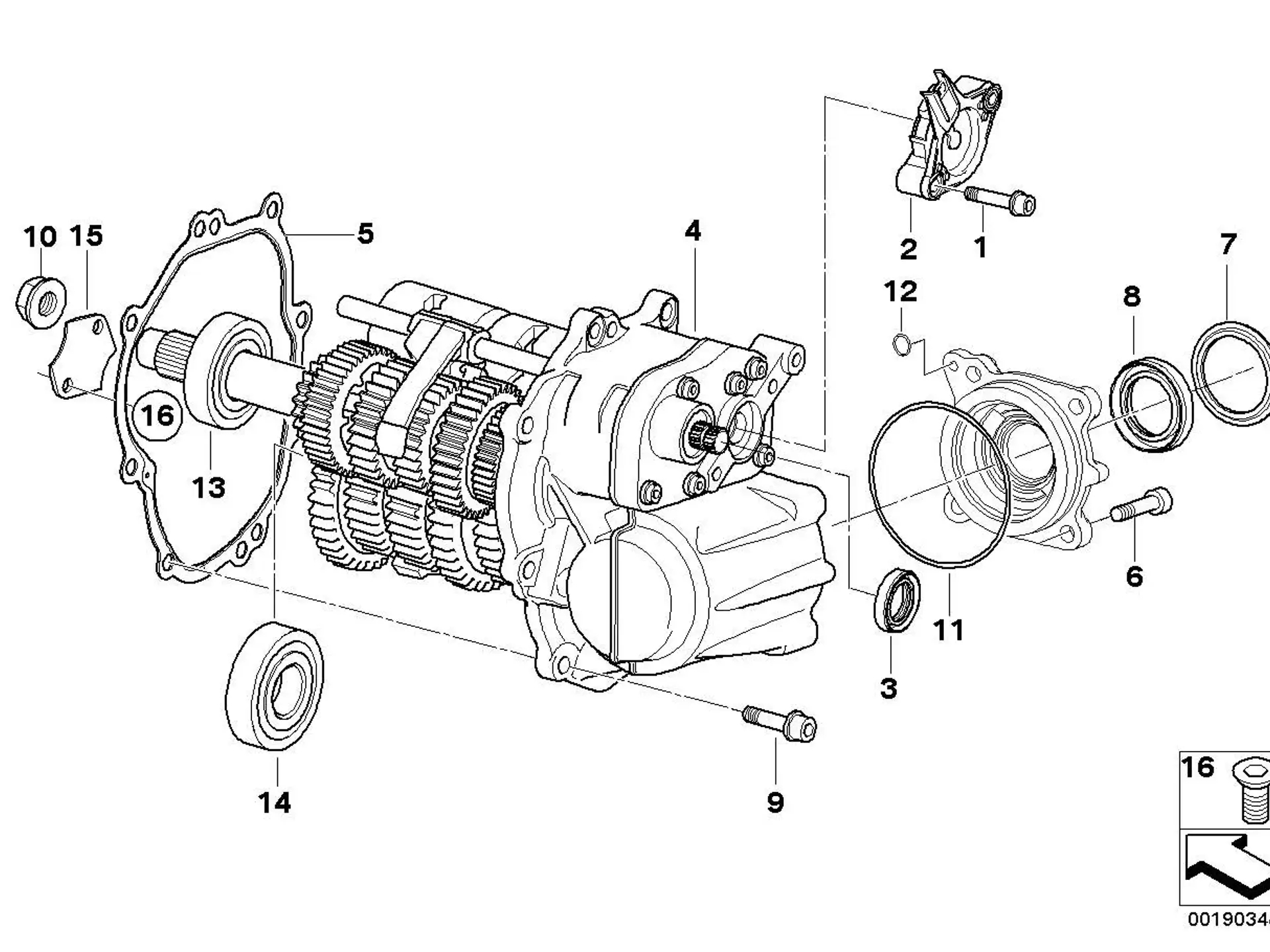 BMW Rollenlager K40 K43 K44 23008528049