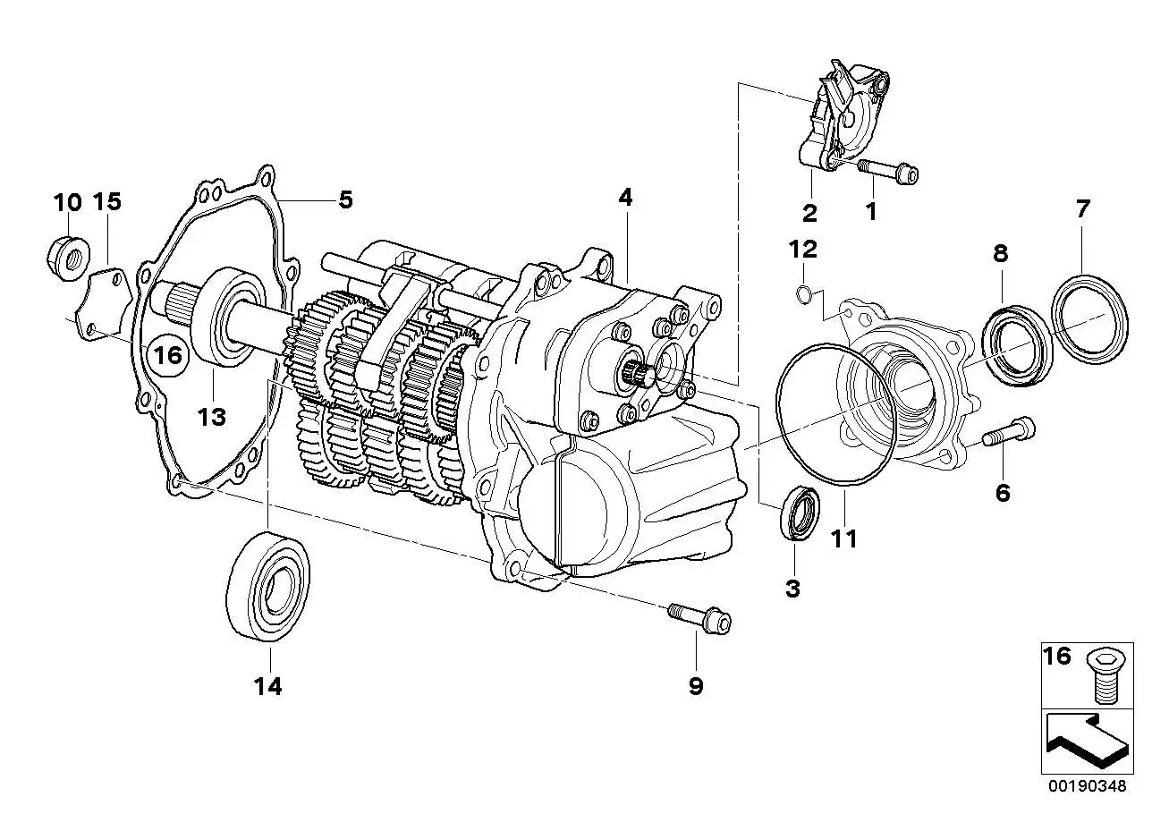 BMW Senkschraube K40 K43 K44 07119902750