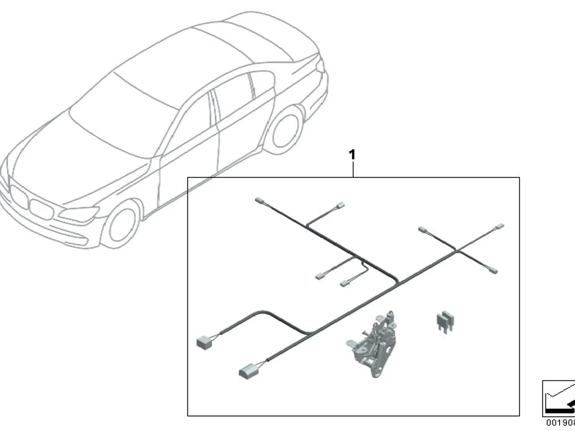 BMW Schloss Frontklappe aktiv links E89 F01 F02 F04 F06 F10 F11 F12 F13 51237184441