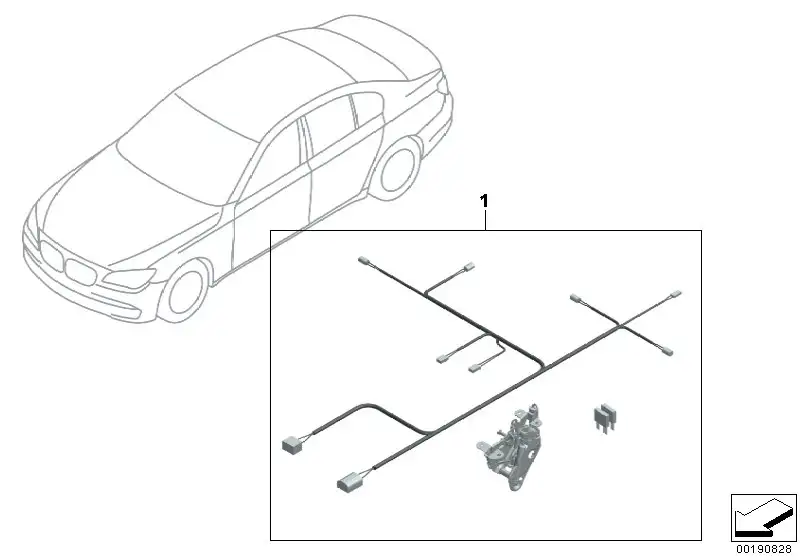 BMW Schloss Frontklappe aktiv links E89 F01 F02 F04 F06 F10 F11 F