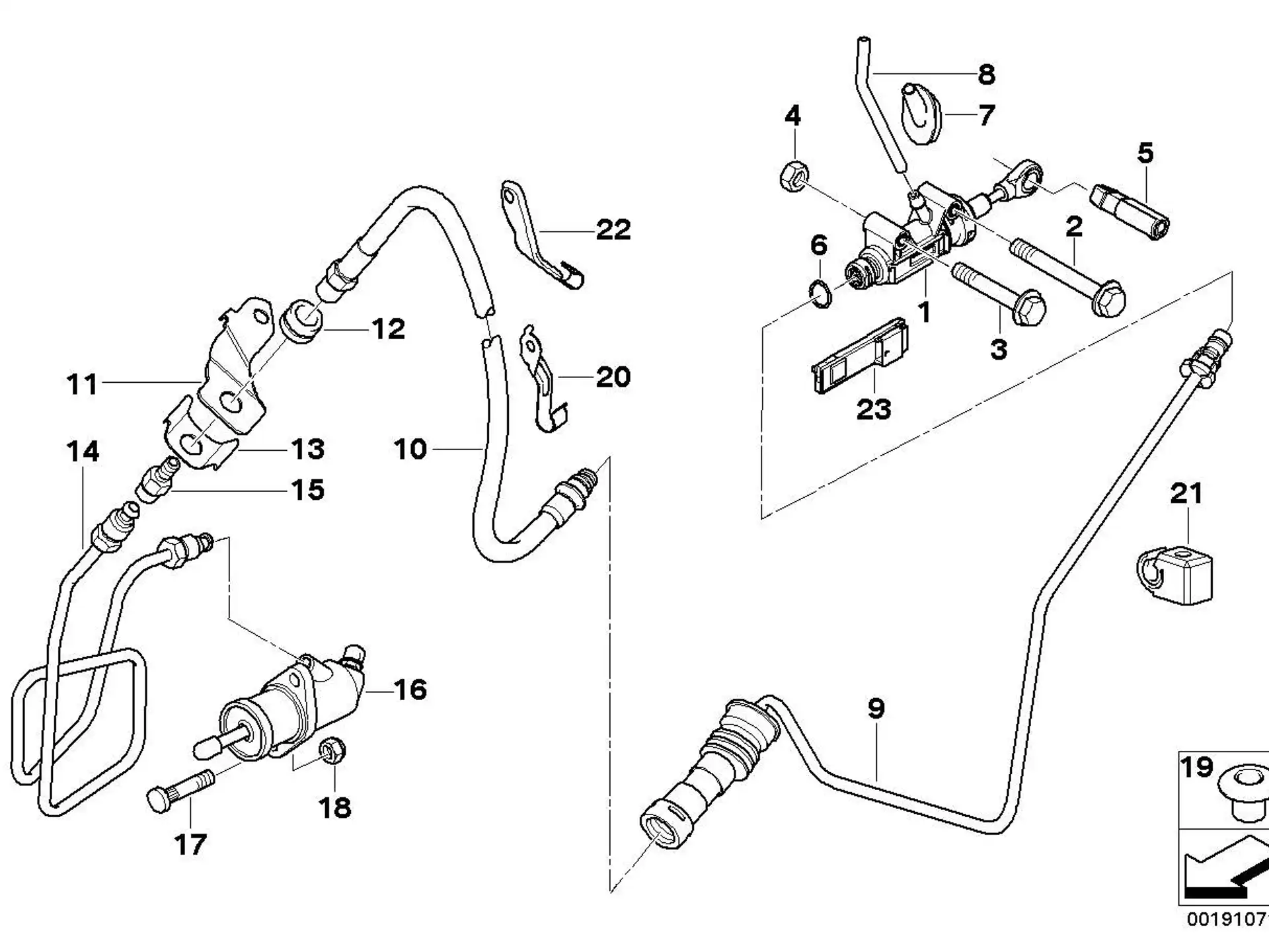 BMW Druckschlauch E46 E83 21526774267
