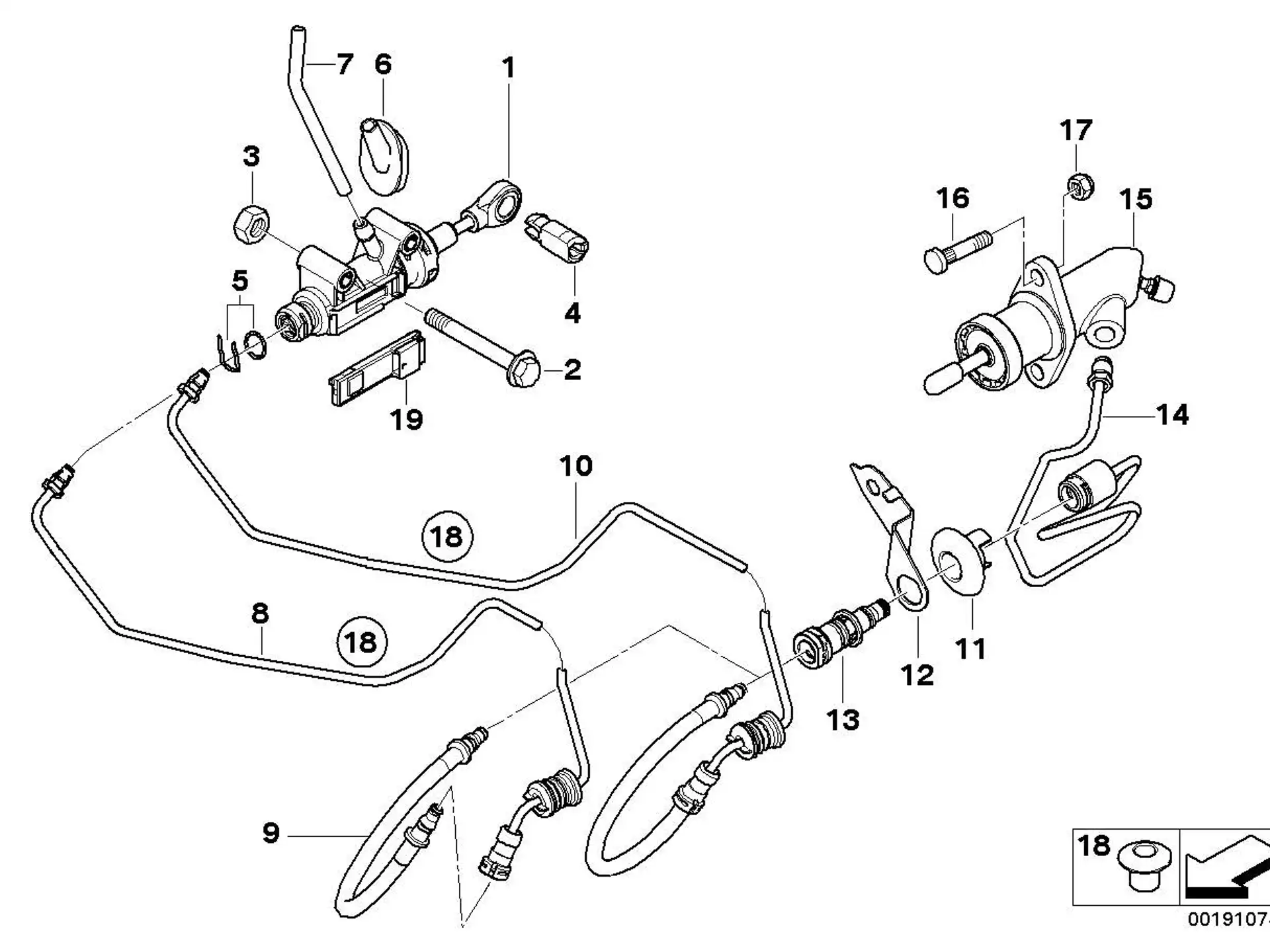 BMW Rohrleitung E81 E82 E83 E84 E87 E88 E89 E90 E91 E92 E93 21526765790