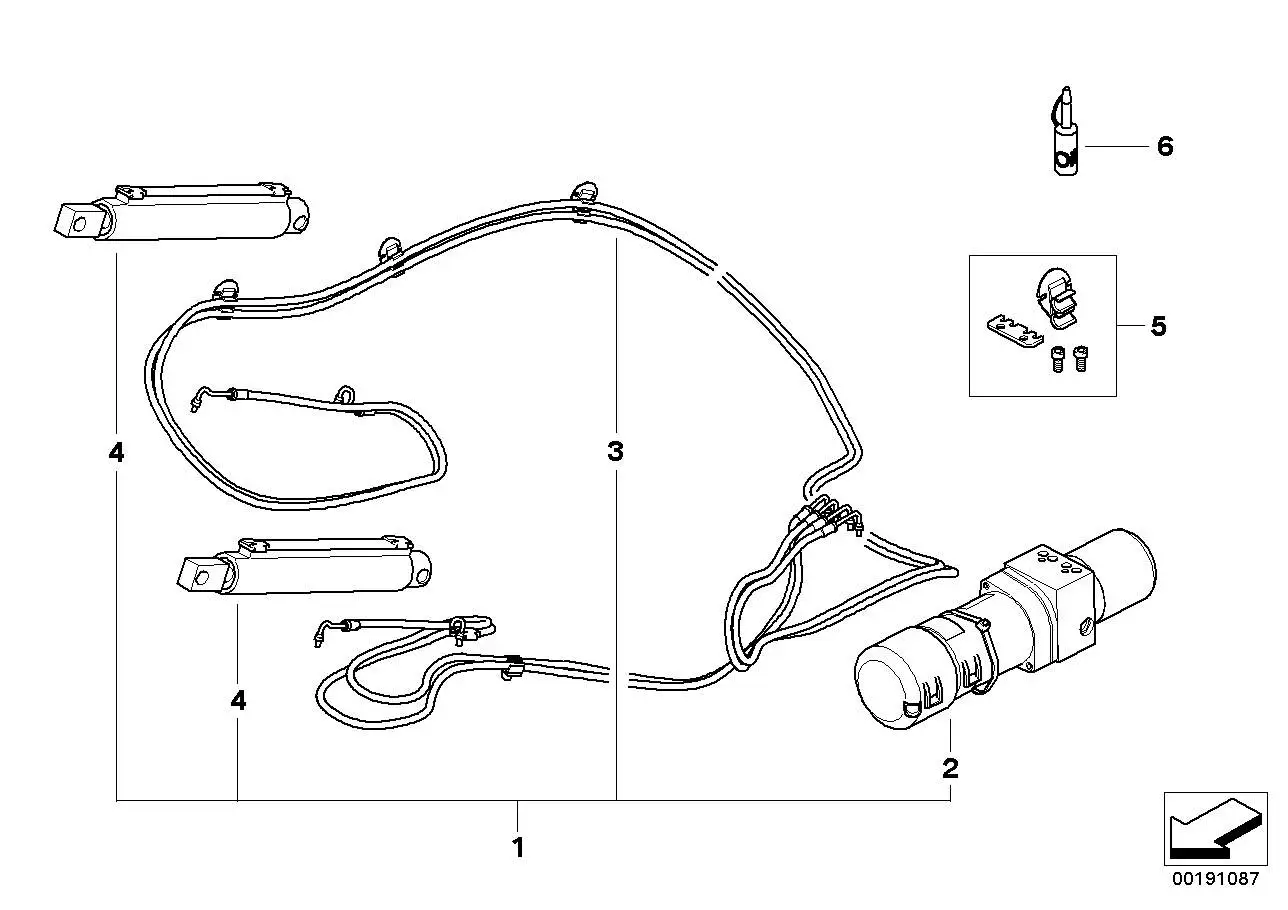BMW Hydraulikeinheit R57 54342758077