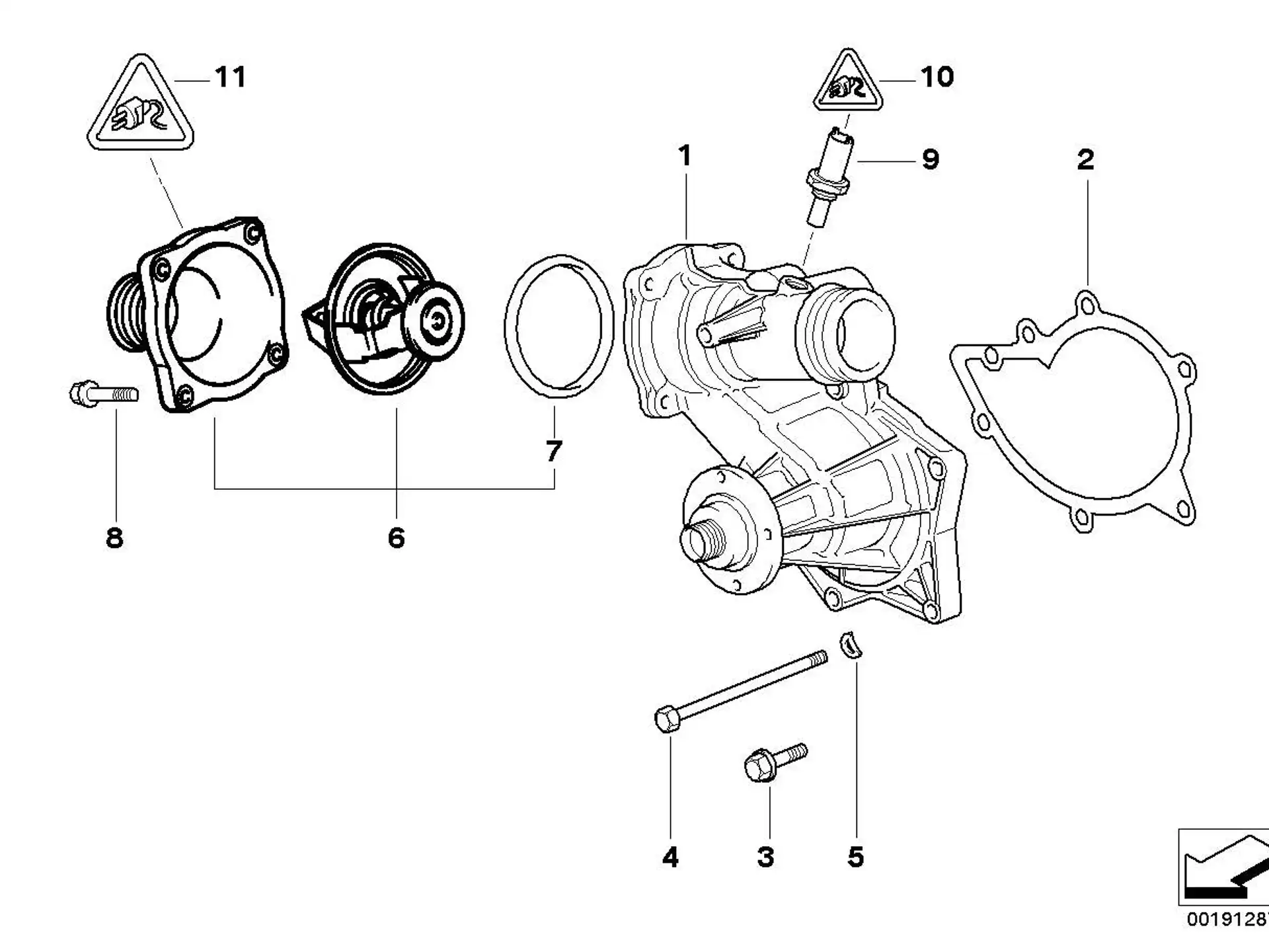 BMW Dichtung asbestfrei E31 E32 E34 E38 E39 E53 E65 11511731372
