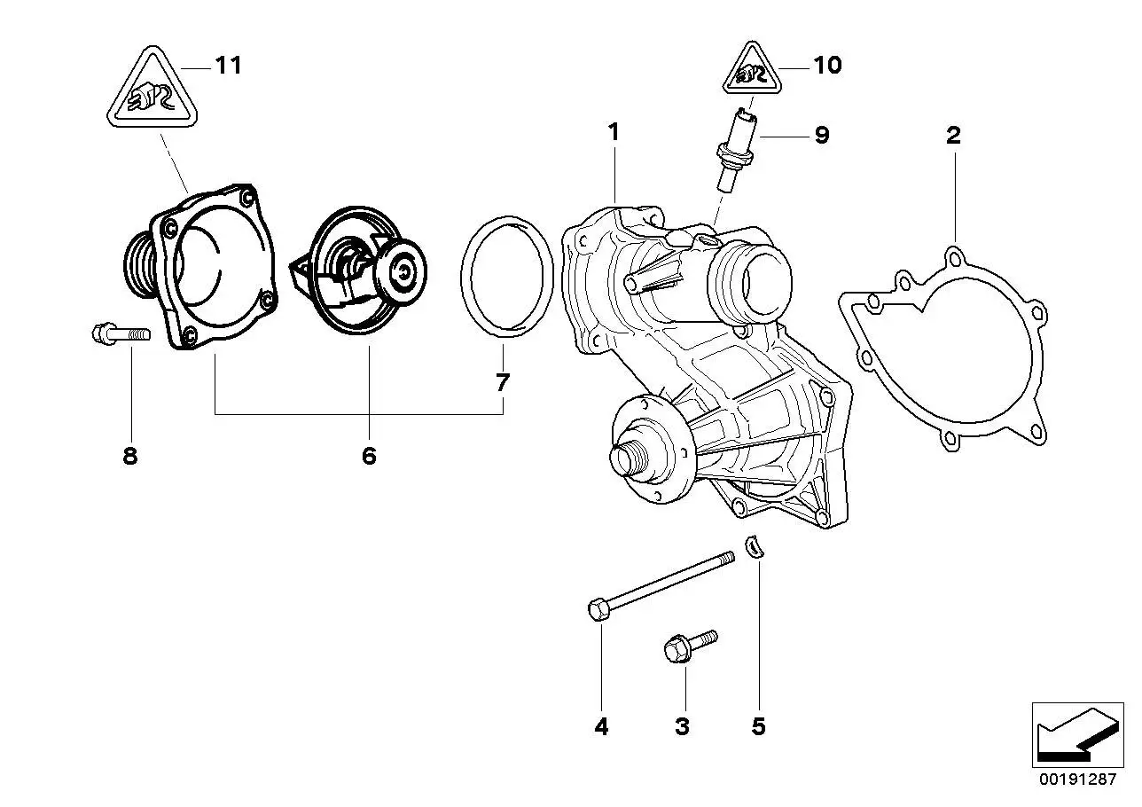 BMW Dichtung asbestfrei E31 E32 E34 E38 E39 E53 E65 11511731372 -