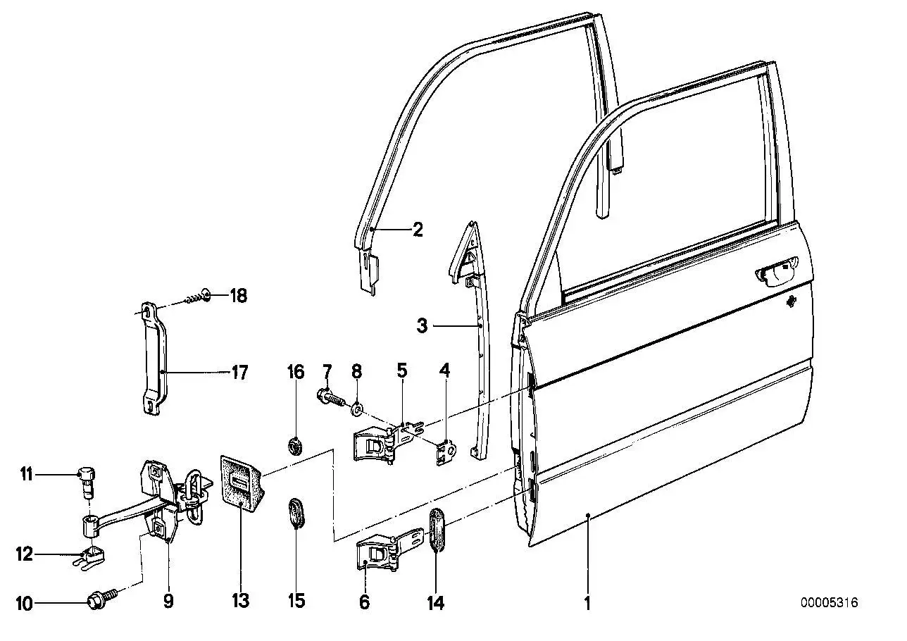 BMW Dichtung E28 51211875911 - 5er E28