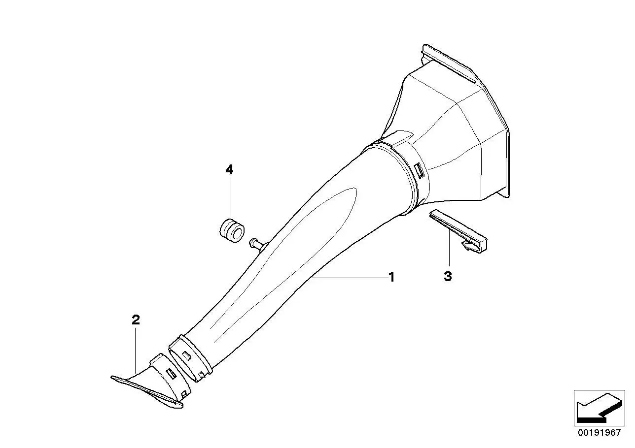 BMW Ansaugtrichter links 13717718577 - Bildposition 02