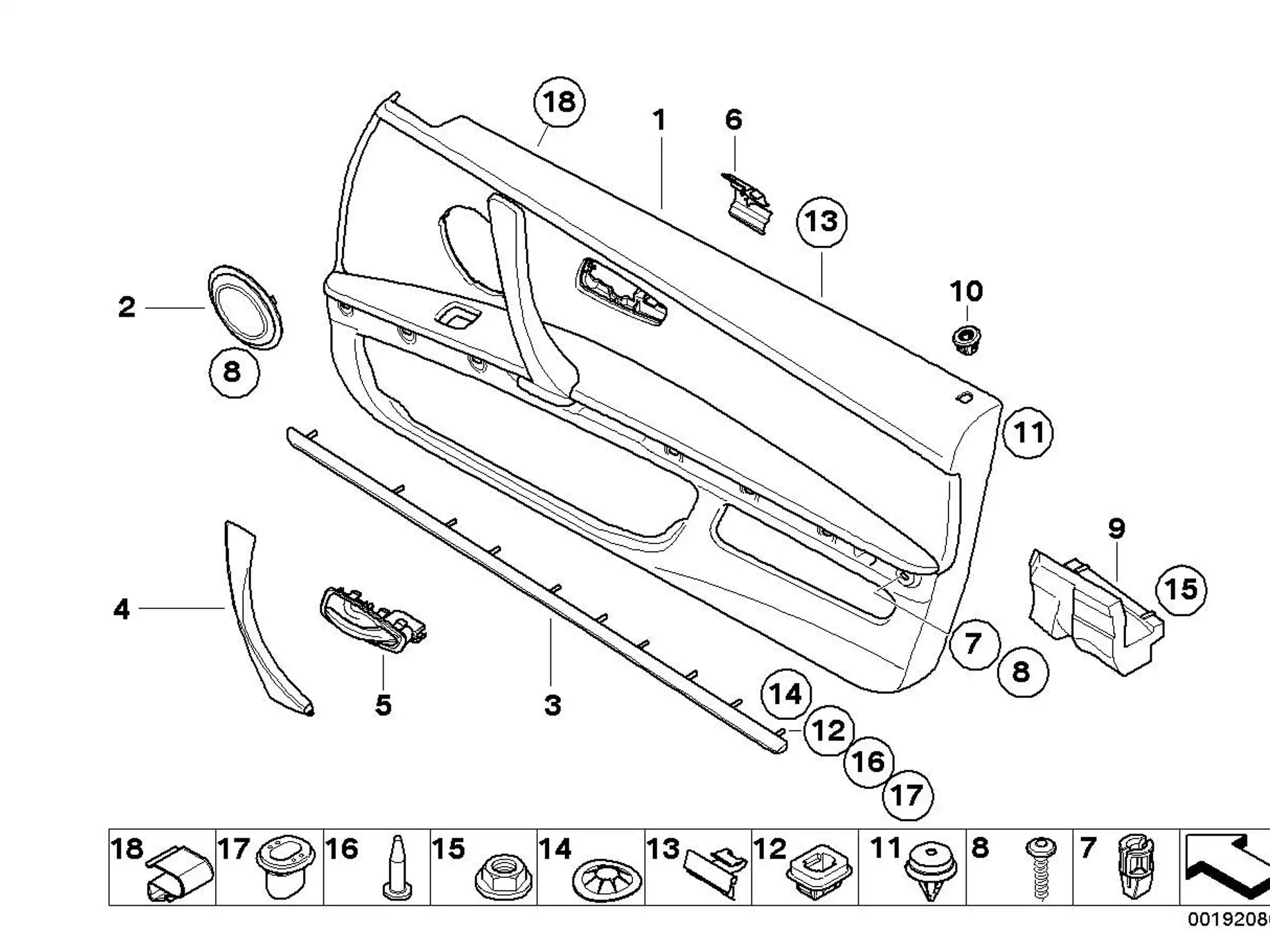 BMW Einsteckbefestiger E31 E32 E38 E63 E64 E92 E93 51459141448
