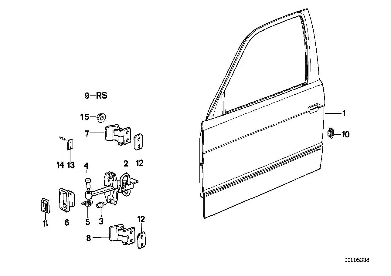 BMW Abdeckung E32 E34 51711938836
