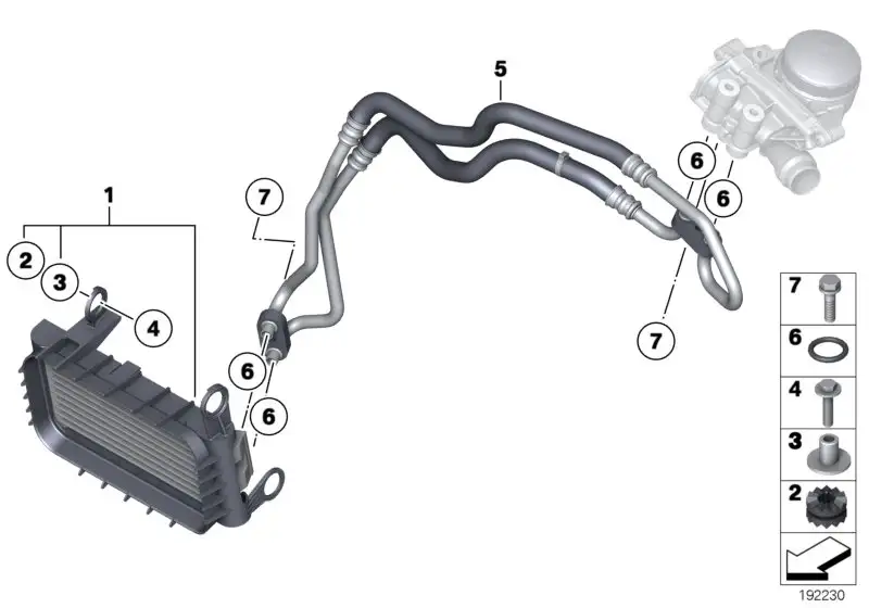 BMW Ölkühler E89 17217585717