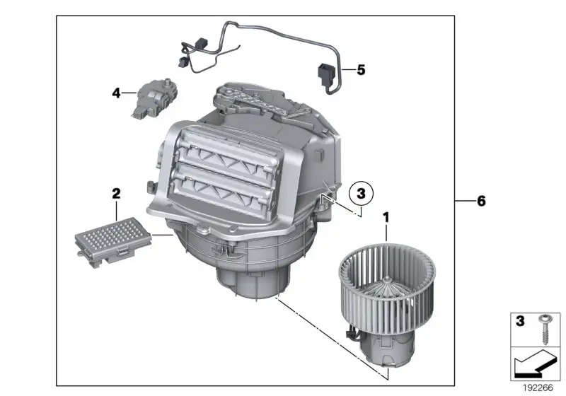 BMW Stellantrieb F01 F02 F04 F06 F07 F10 F11 F12 F13 G12 64119319