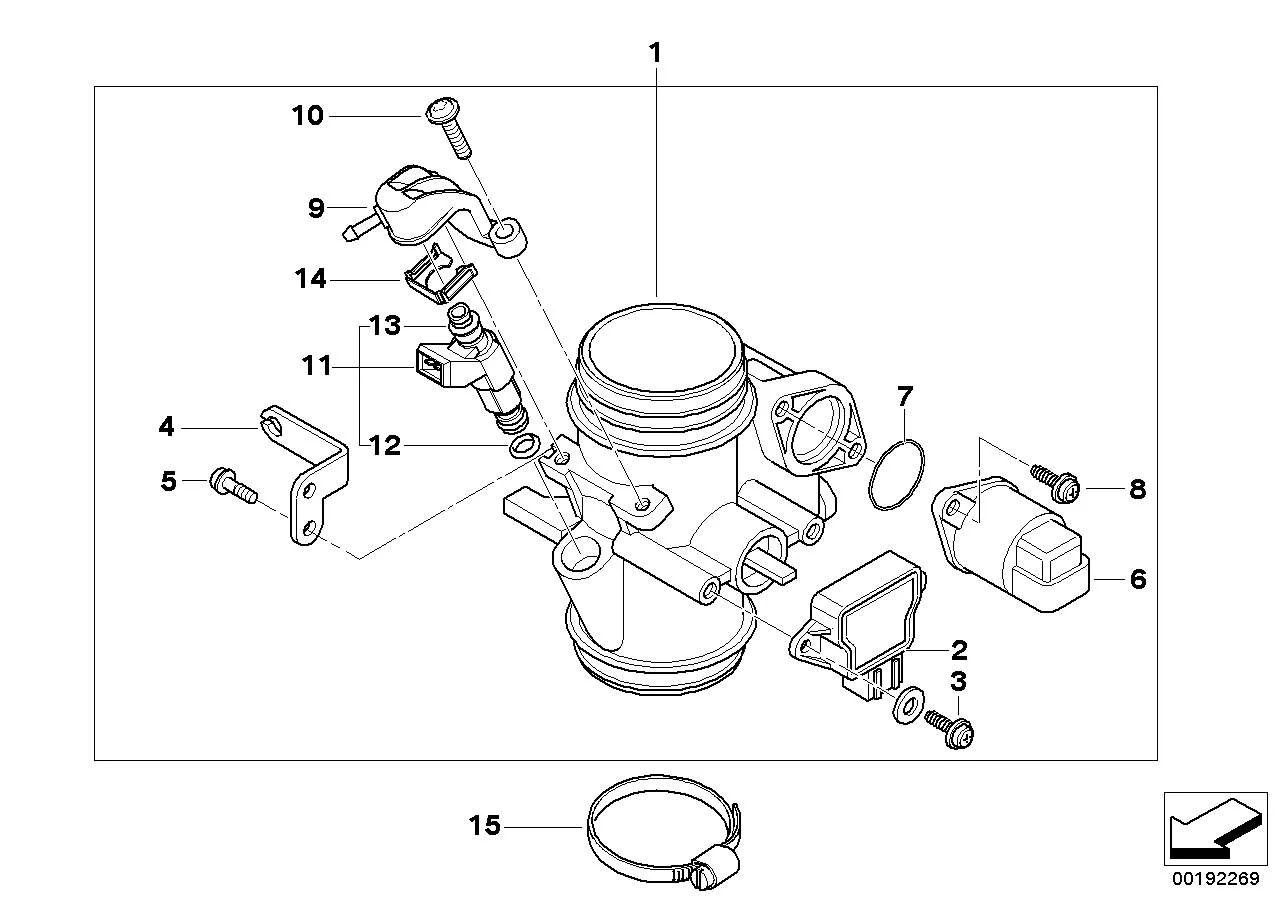 BMW Einspritzdüsenträger K15 R13 13537654962
