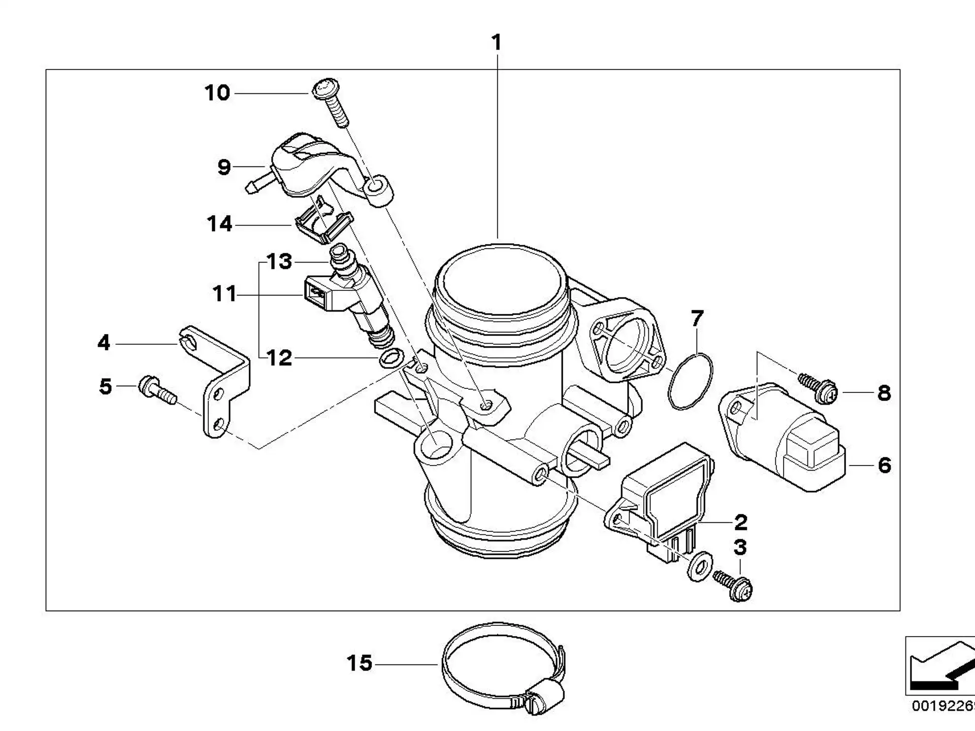 BMW Einspritzdüsenträger K15 R13 13537654962
