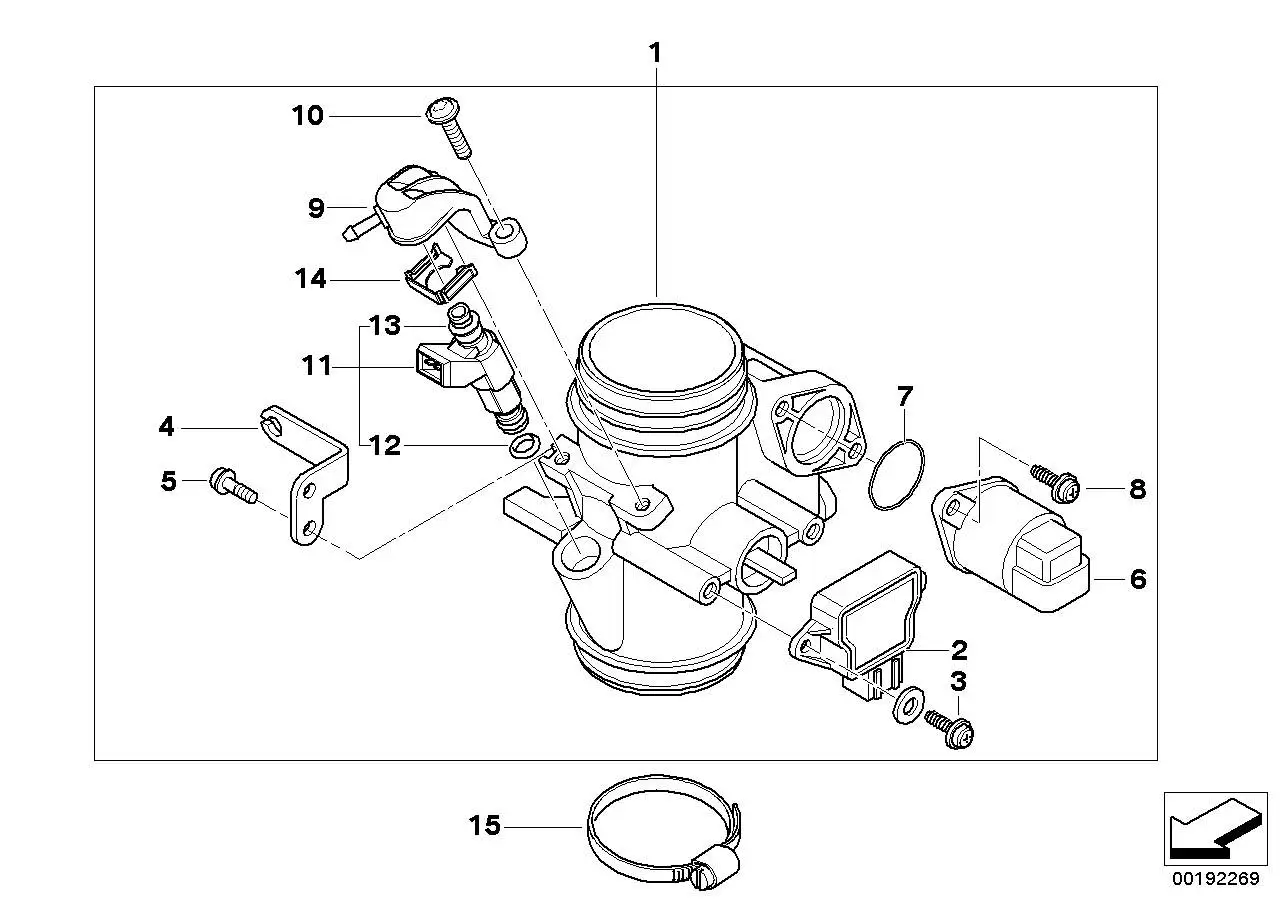 BMW Einspritzdüsenträger K15 R13 13537654962 - Bildposition 09
