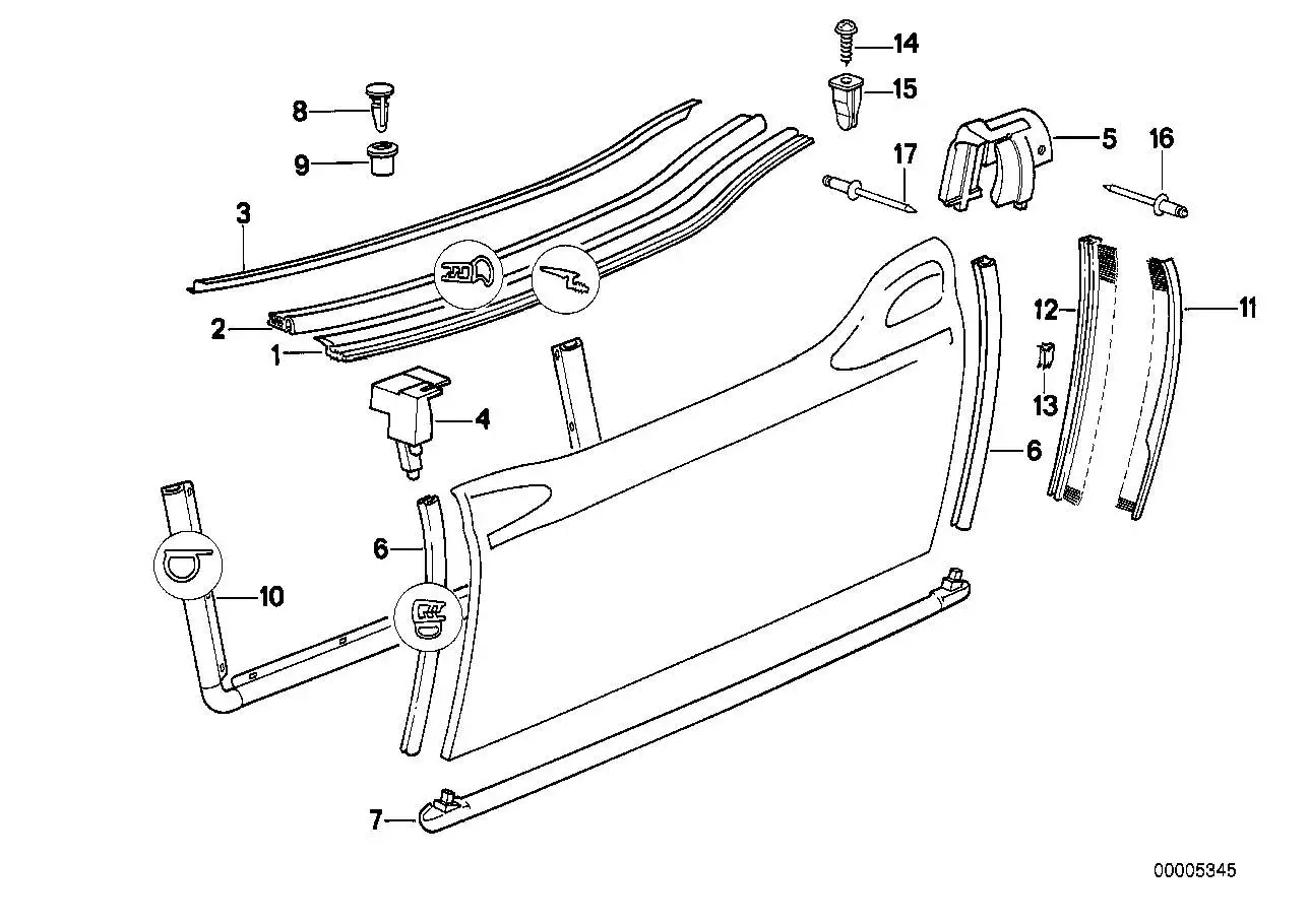 BMW Bürste links 51212291863