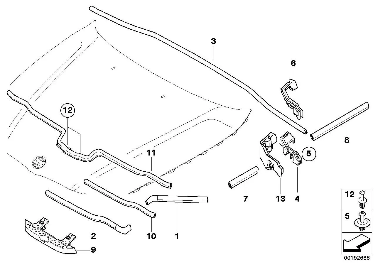 BMW Formteil rechts E90 E91 E92 E93 51767182062 - 3er E91 Touring