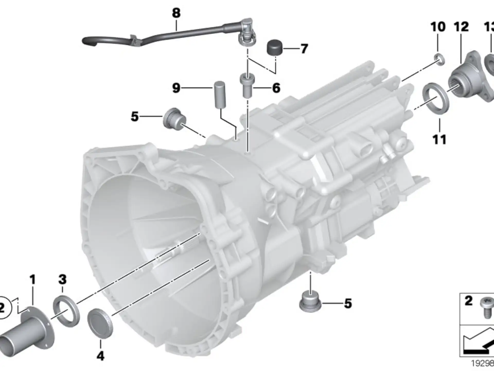 BMW Führungshülse E46 E60 E61 E63 E64 E81 E82 E84 E85 E87 E88 E89 E90 E91 E92 E93 F10 F11 F20 F21 F22 F23 F30 F31 F32 F33 F34 F36 23117564680