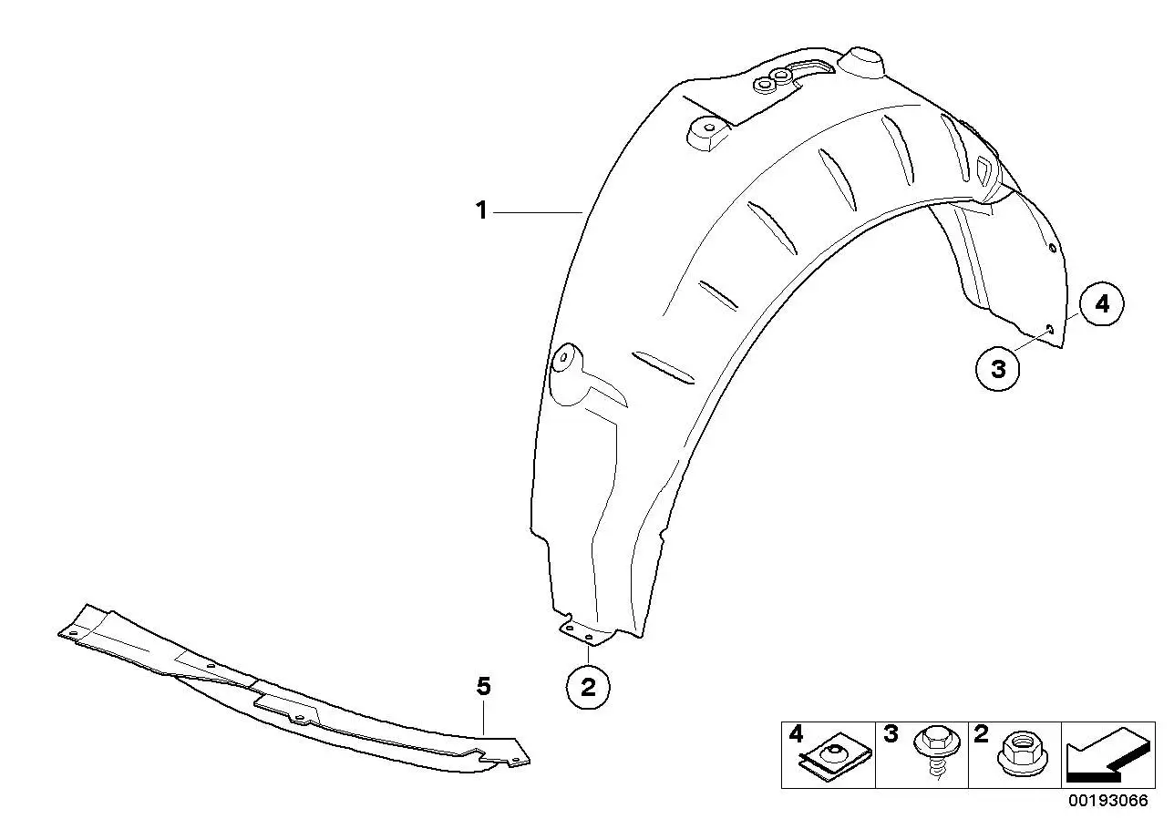 BMW Staulippe links E90 E91 51717892697 - 3er E90, 3er E91