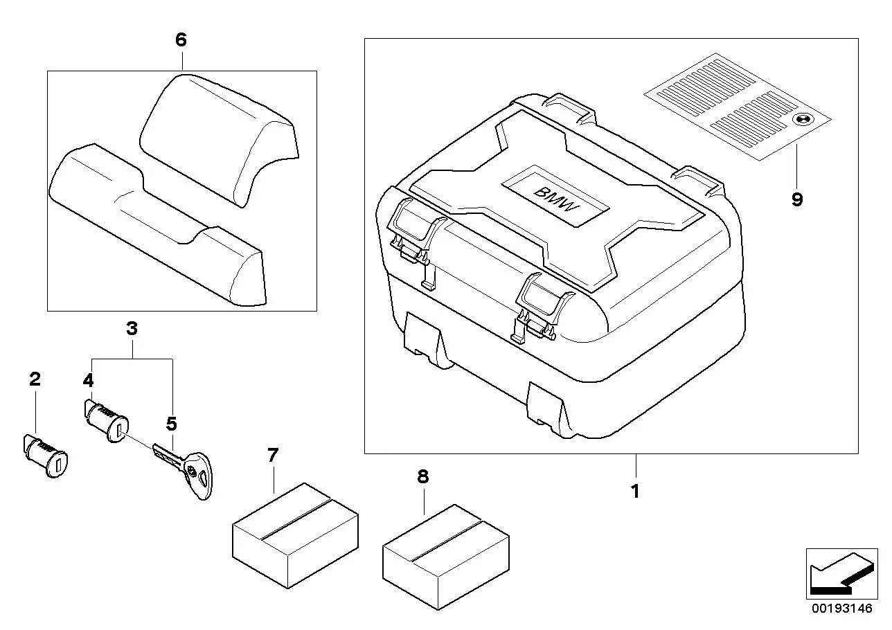 BMW Variotopcase K25 77438527849 - Bildposition 01