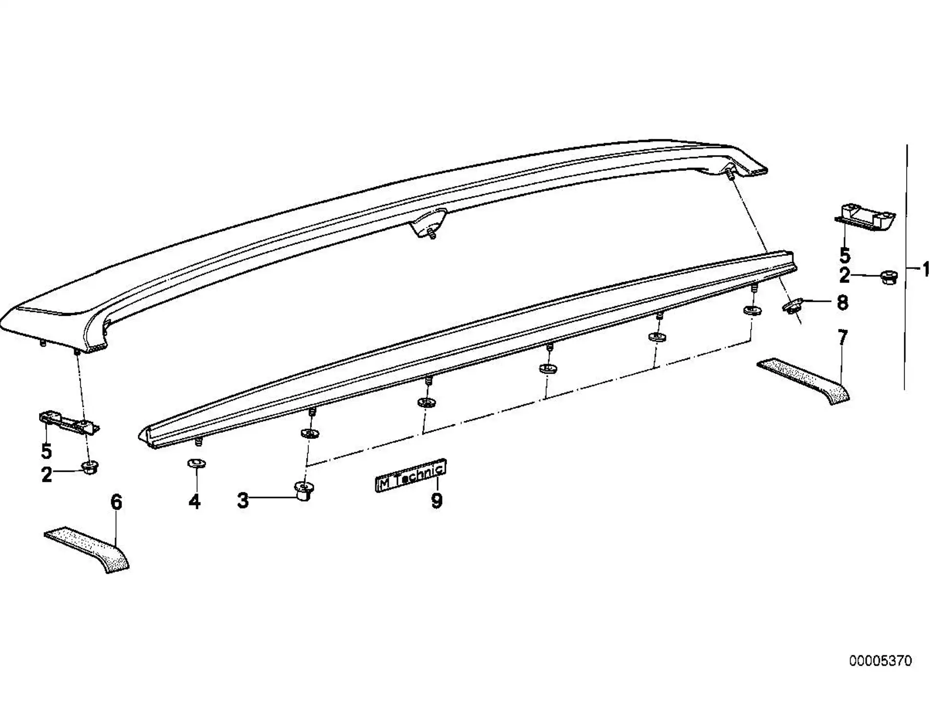 BMW Aufkleber E24 E30 51111919154