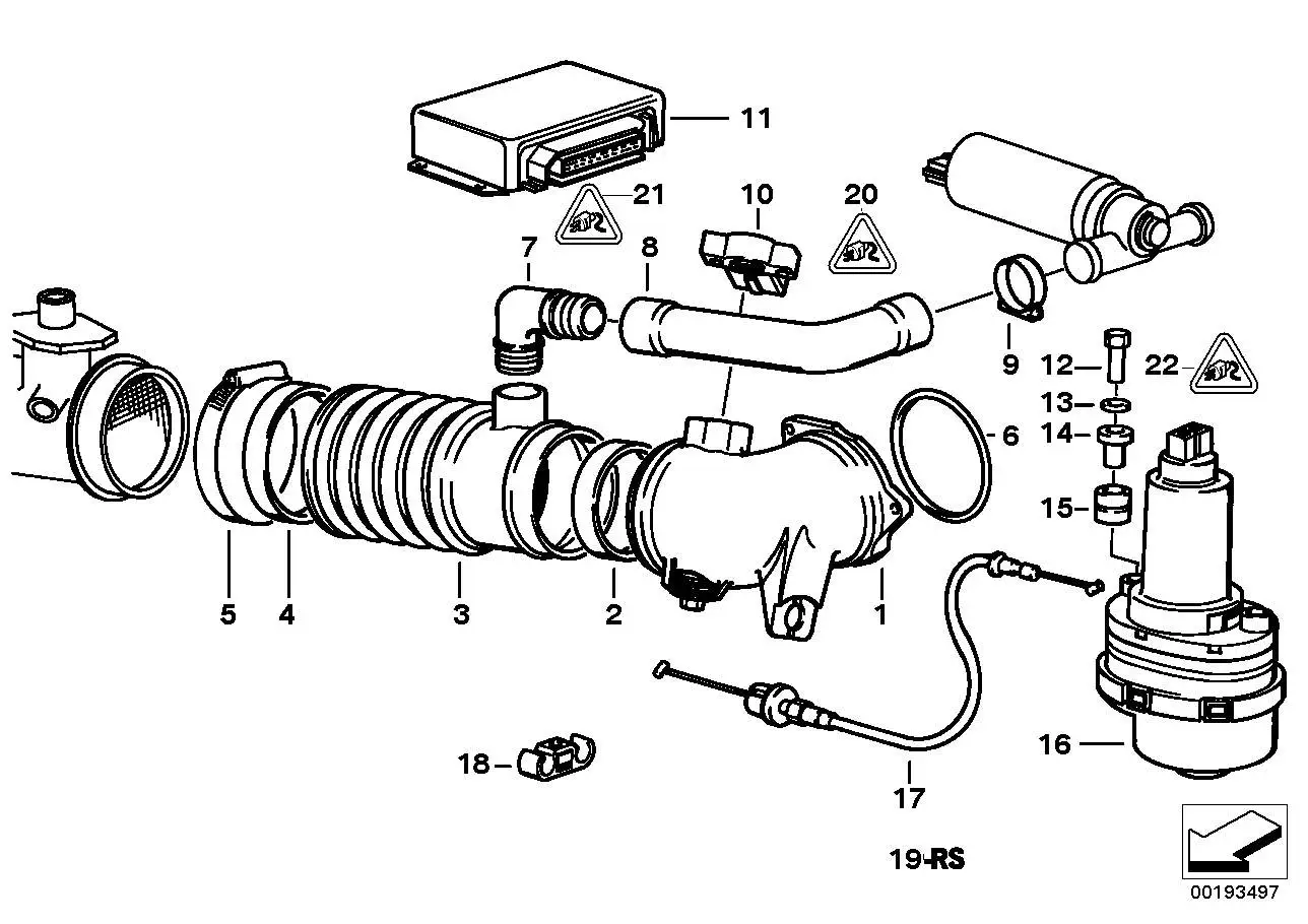 BMW Faltenbalg E32 E34 E38 13711432409