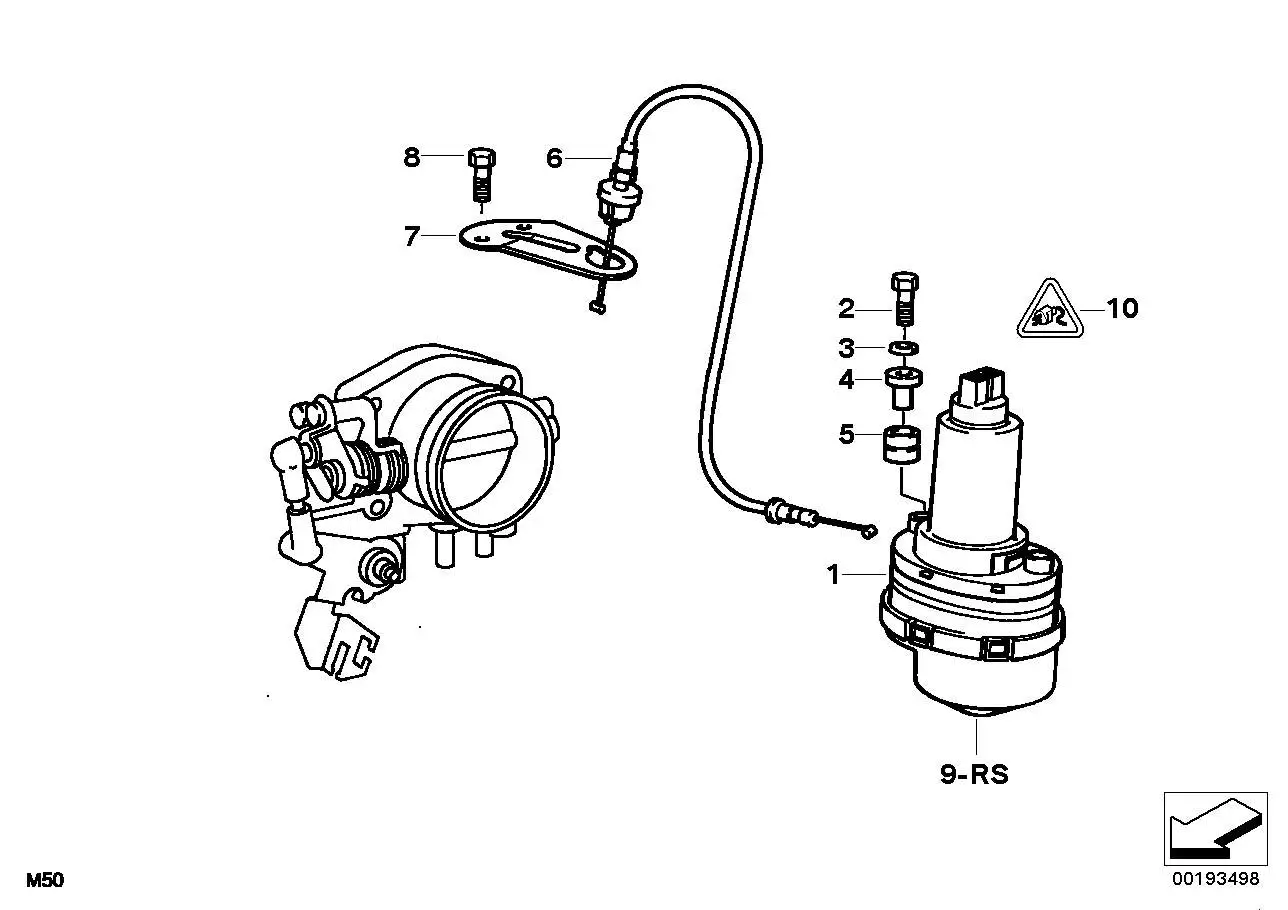 BMW Drosselklappensteller Ads 2 E31 E32 E34 E36 E38 E39 354111625