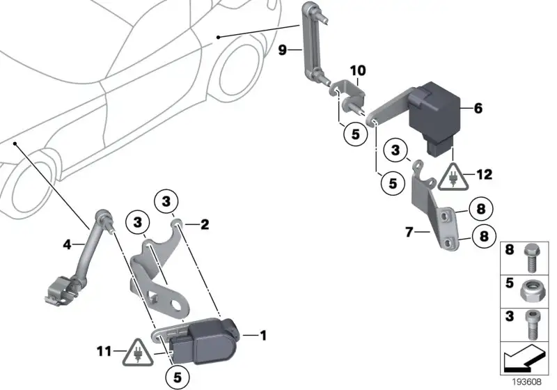 BMW Regelstange E89 37146783206 - Bildposition 04