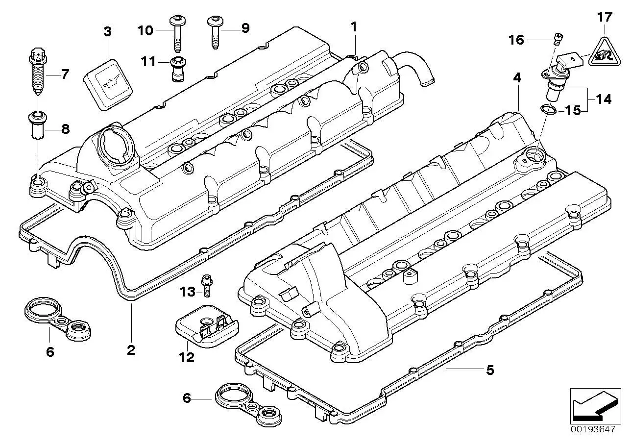 BMW Torxschraube E38 E65 11122354108
