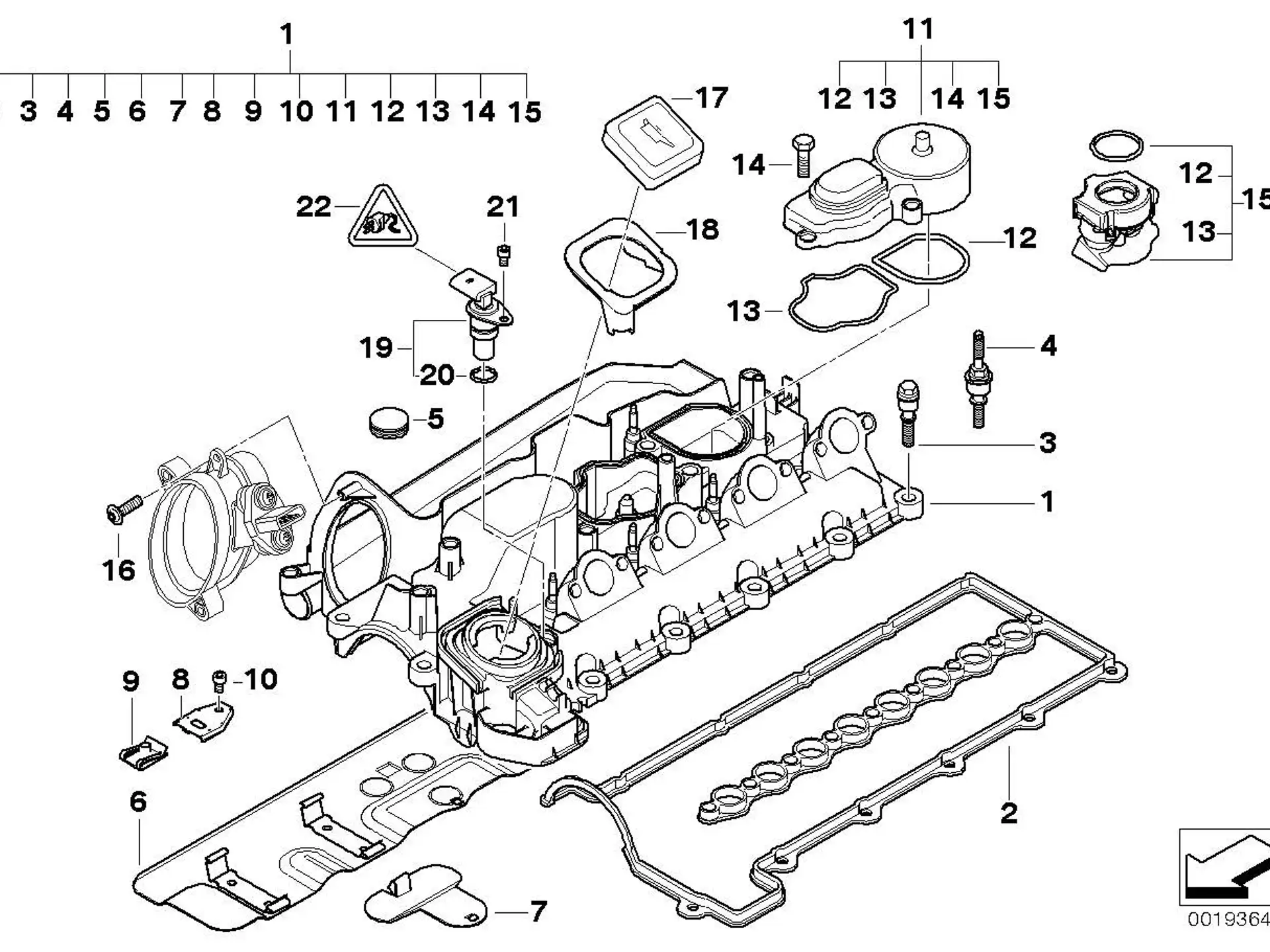 BMW Nockenwellensensor E38 E39 E46 E53 E60 E61 E65 E83 13627794646