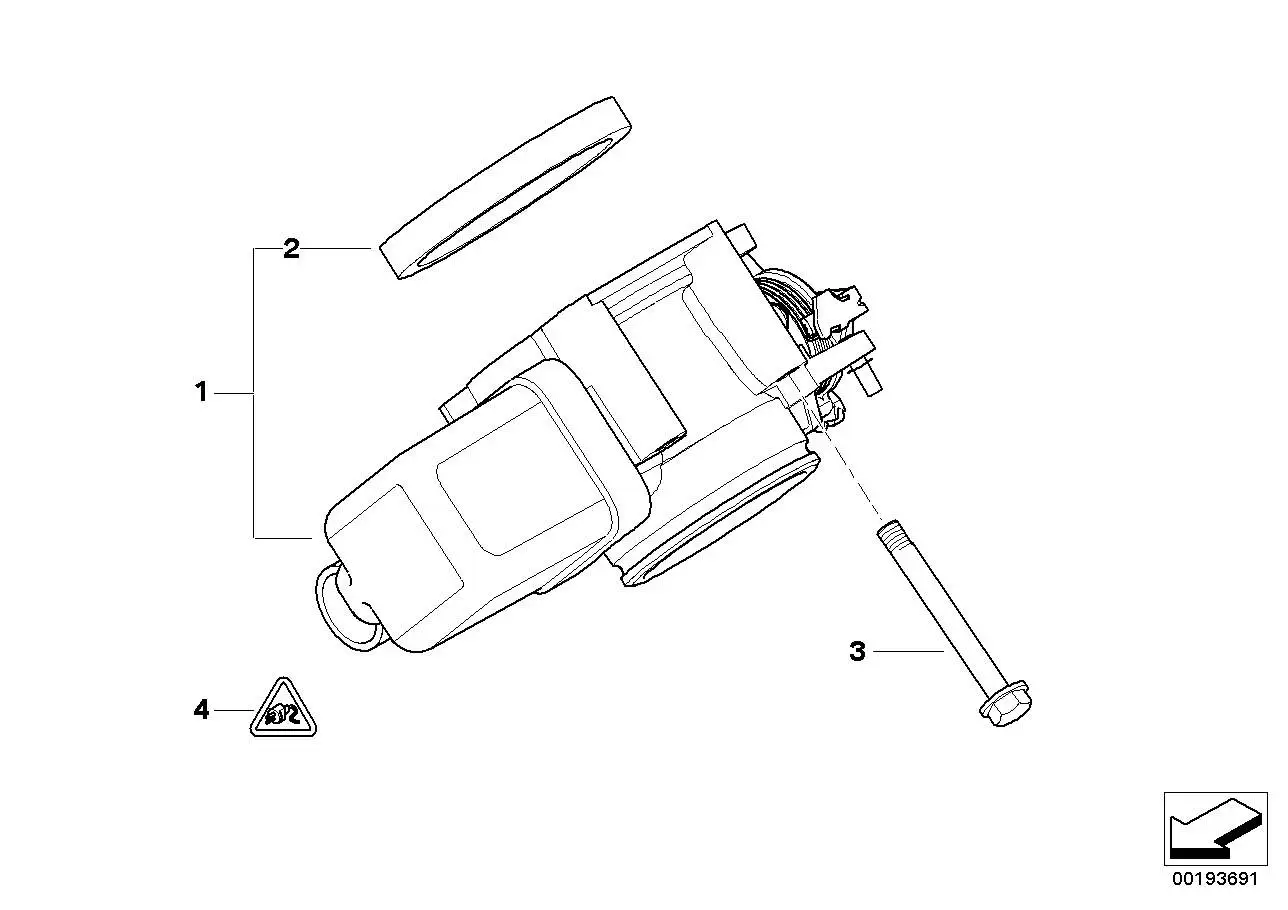 BMW Drosselklappenstutzen 13541433414 - 3er E46, 5er E39, 7er E38