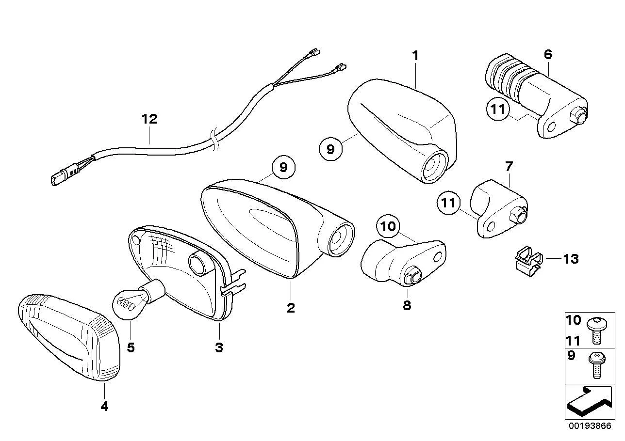 BMW Linsenschraube K16 K25 K25H K27 K28 K29 K40 K43 K71 K72 K73 R13 63137654275