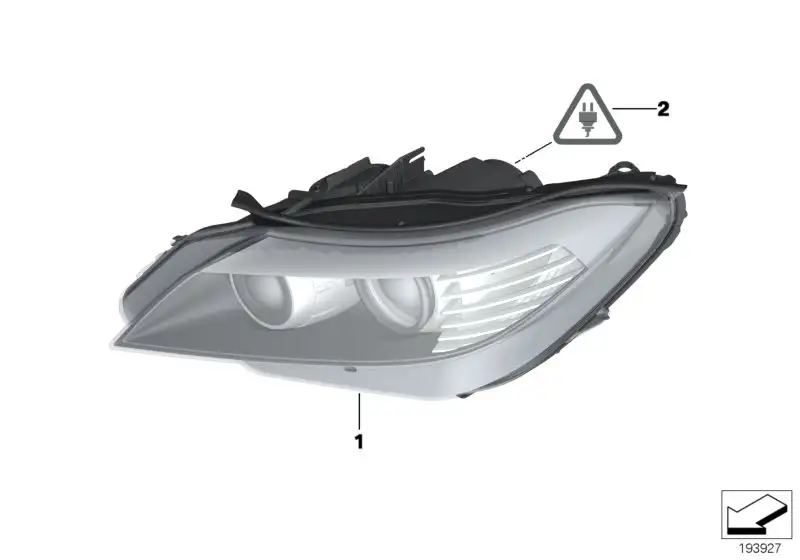 BMW Scheinwerfer Bi-Xenonlicht links E89 63127228861
