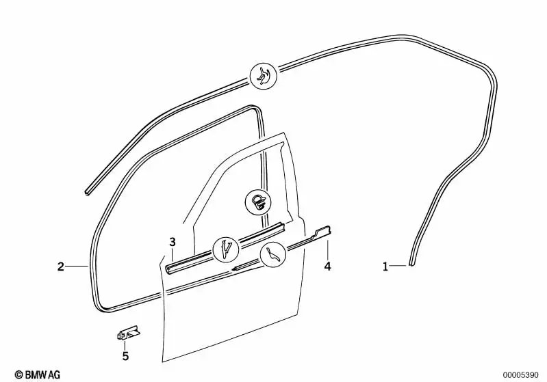 BMW Schachtabdeckung aussen links 51211960647 - Bildposition 04