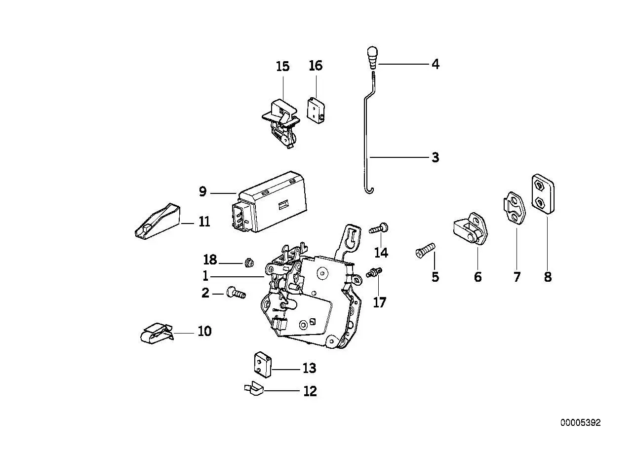 BMW Gewindeplatte E31 E36 51211960194 - Z3 E36, 8er E31