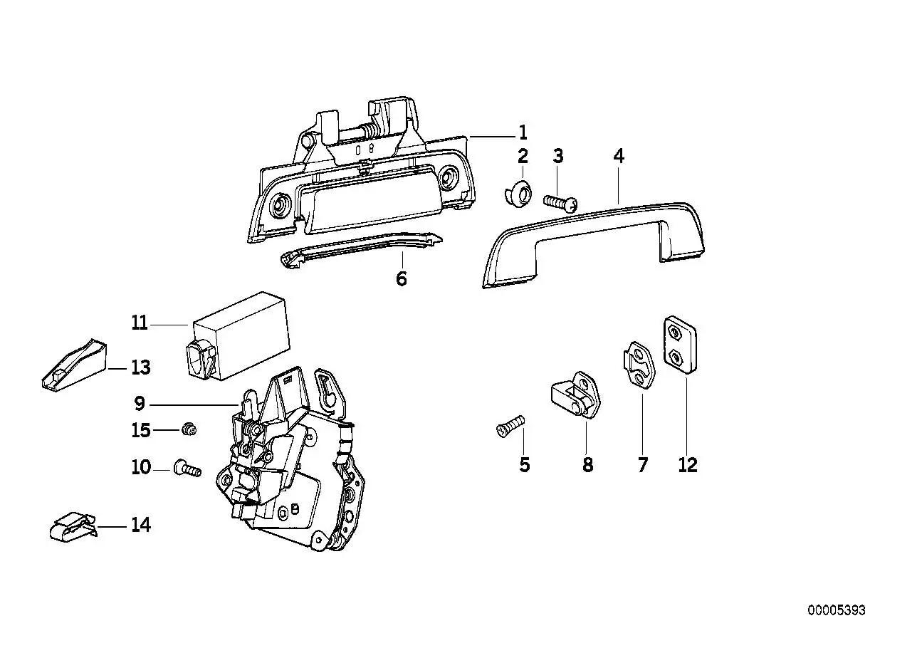 BMW Torxschraube E32 E34 E36 51218105499 - Z3 E36, 5er E34, 7er E