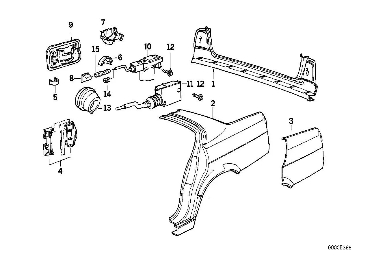 BMW Stellantrieb E24 E32 E34 51268350182