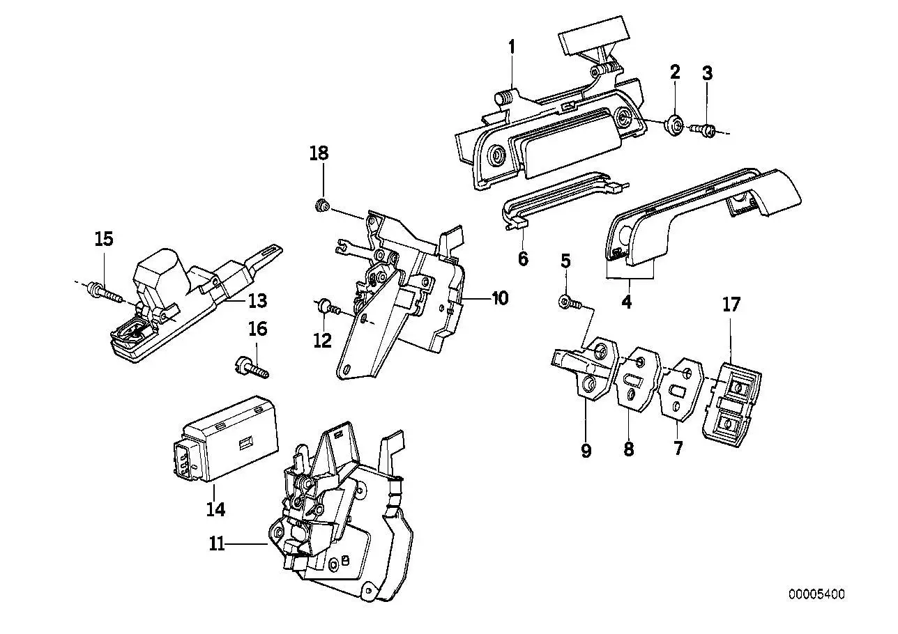 BMW Blende hinten E32 E34 51221938280 - 5er E34, 7er E32