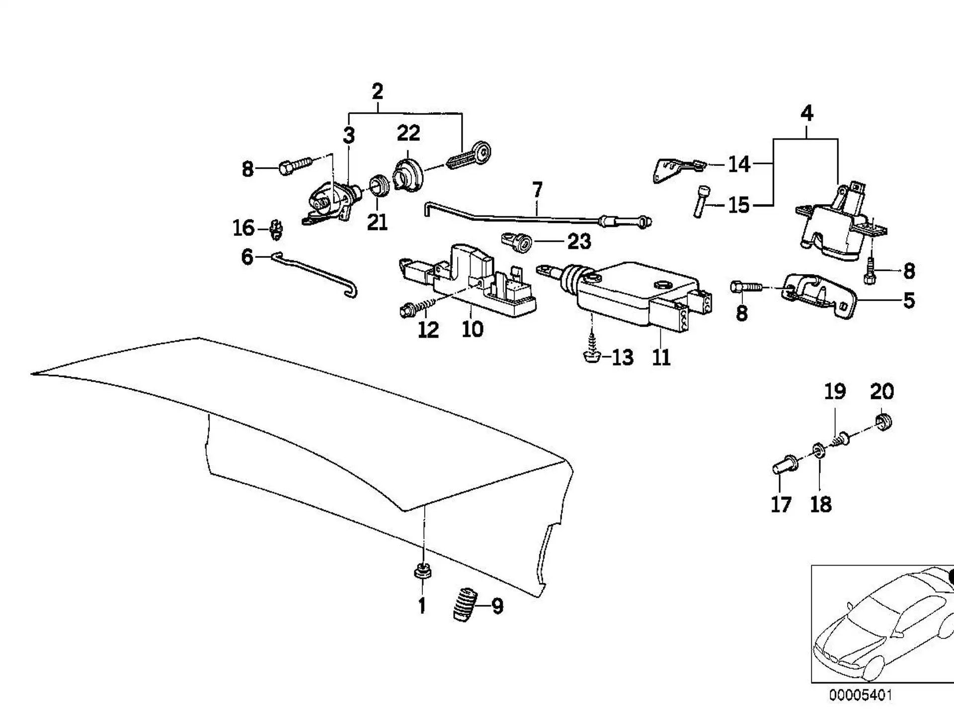 BMW Drucktaste E34 51242230431