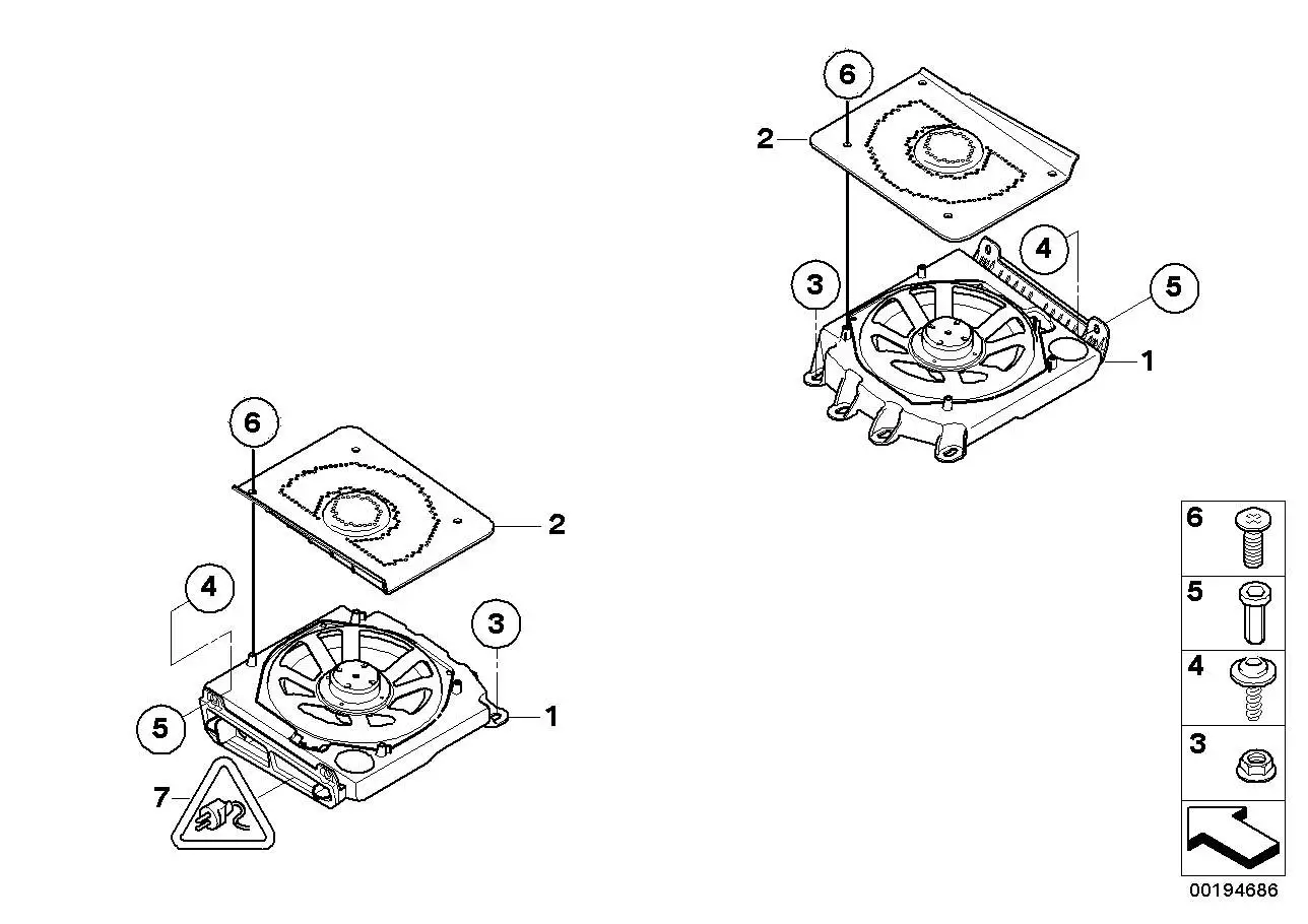 BMW Senkschraube E60 E61 E63 E65 E66 E83 07149156622